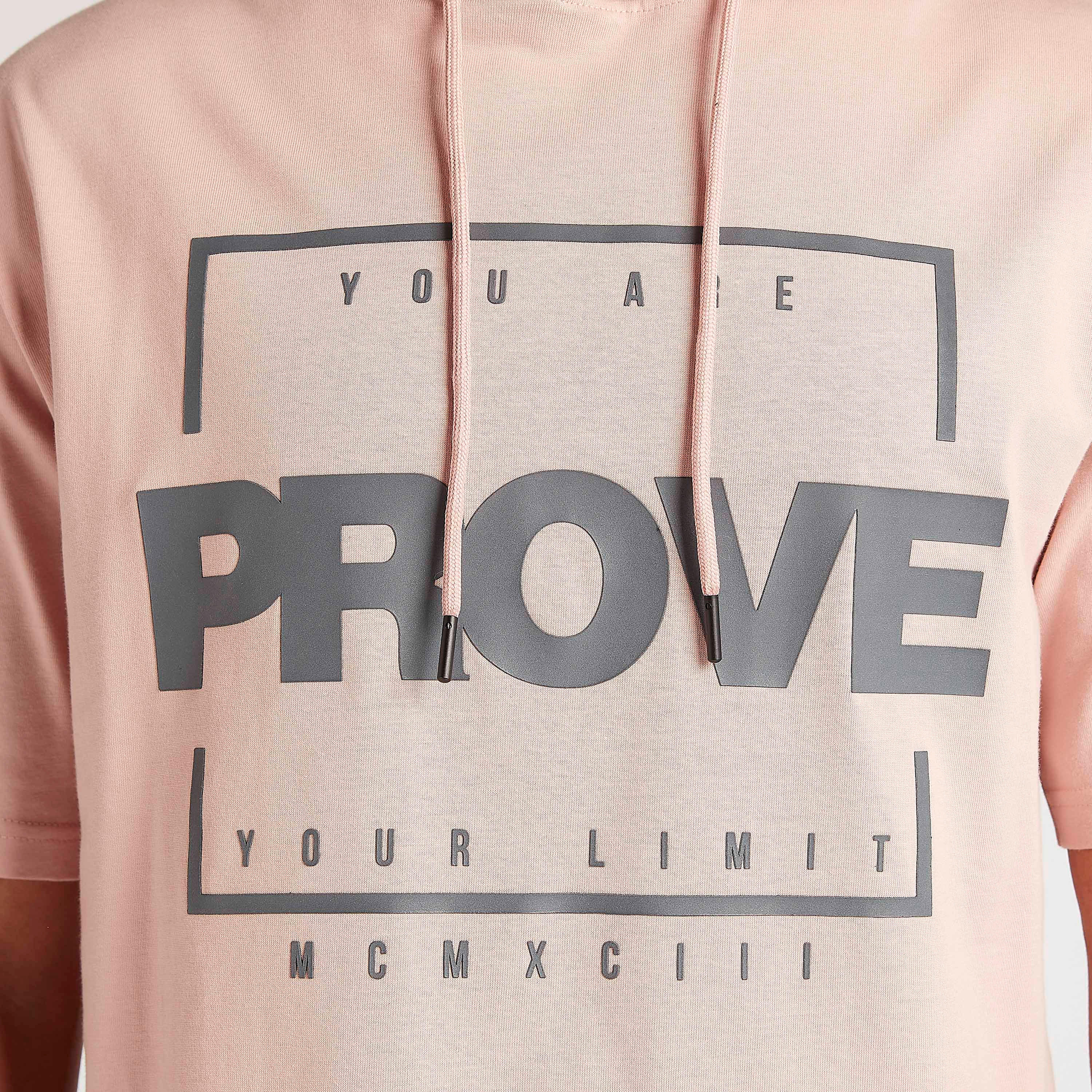 Printed Hooded T-shirt with Short Sleeves-men-clothing-tshirtsandpolos-tshirts-image-3