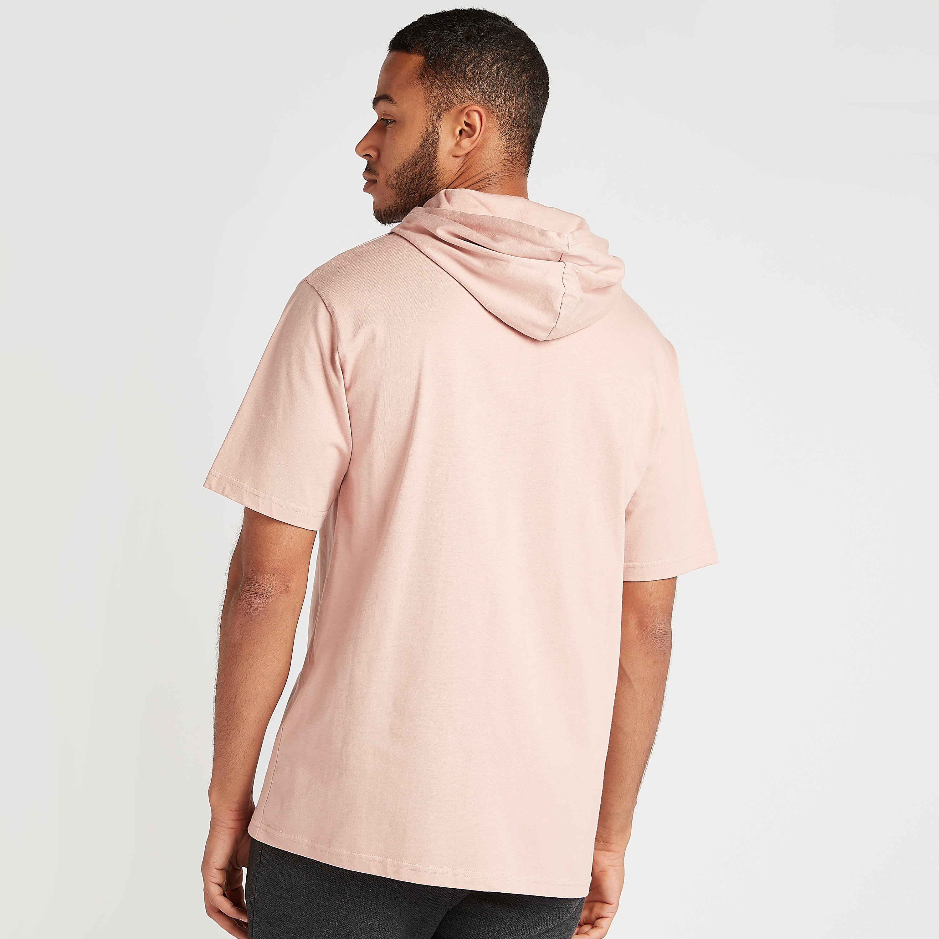 Printed Hooded T-shirt with Short Sleeves-men-clothing-tshirtsandpolos-tshirts-image-4