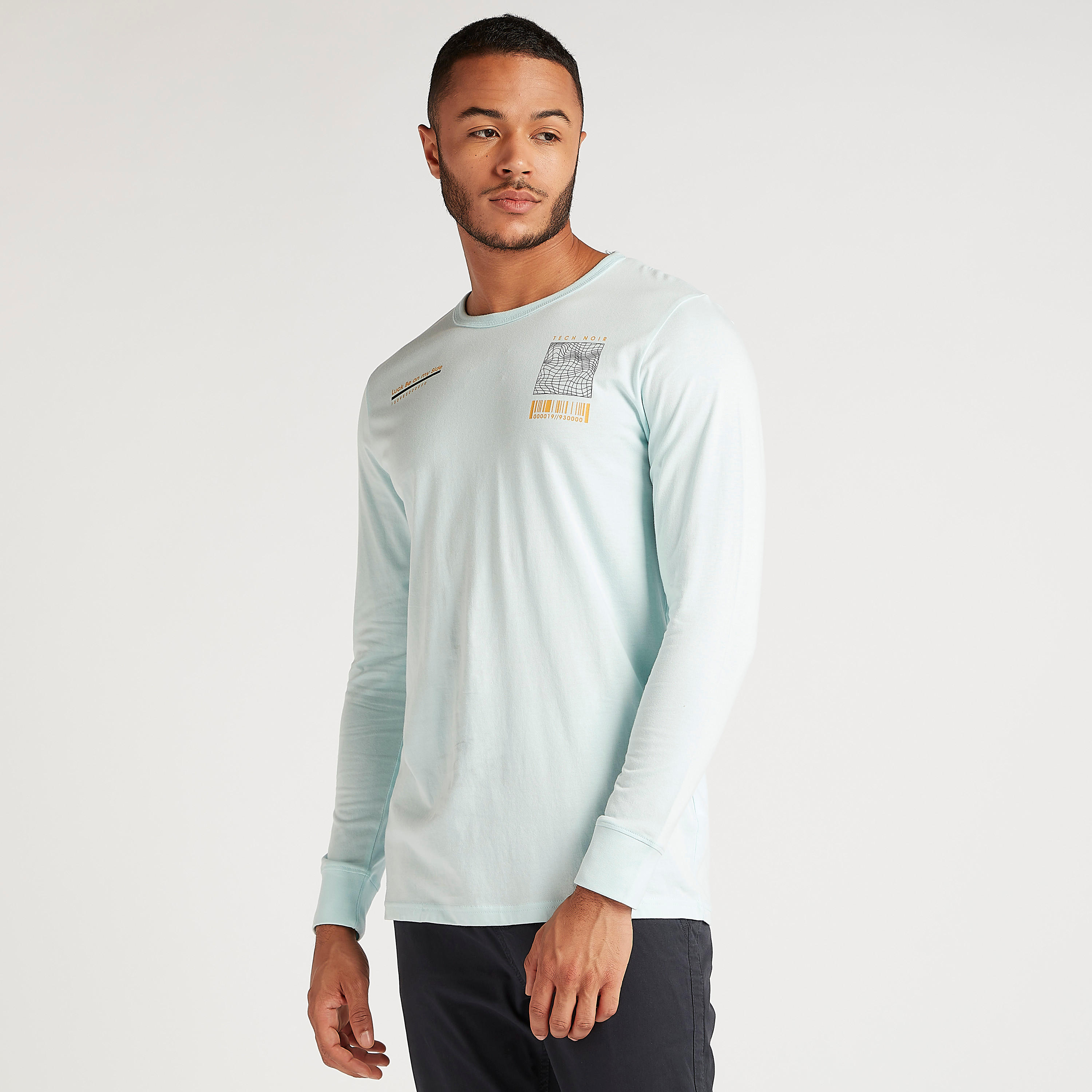 تيشيرت سادة بياقة ضيّقة وأكمام طويلة-men-clothing-tshirtsandpolos-tshirts-image-6