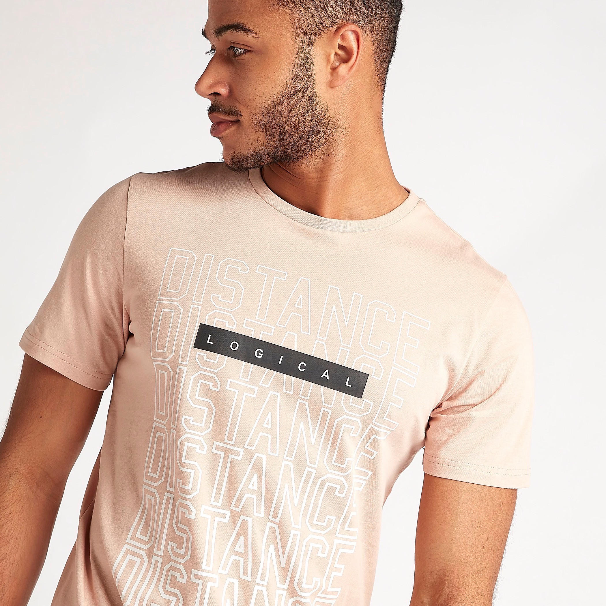 Typographic Print Crew Neck T-shirt with Short Sleeves-men-clothing-tshirtsandpolos-tshirts-image-3