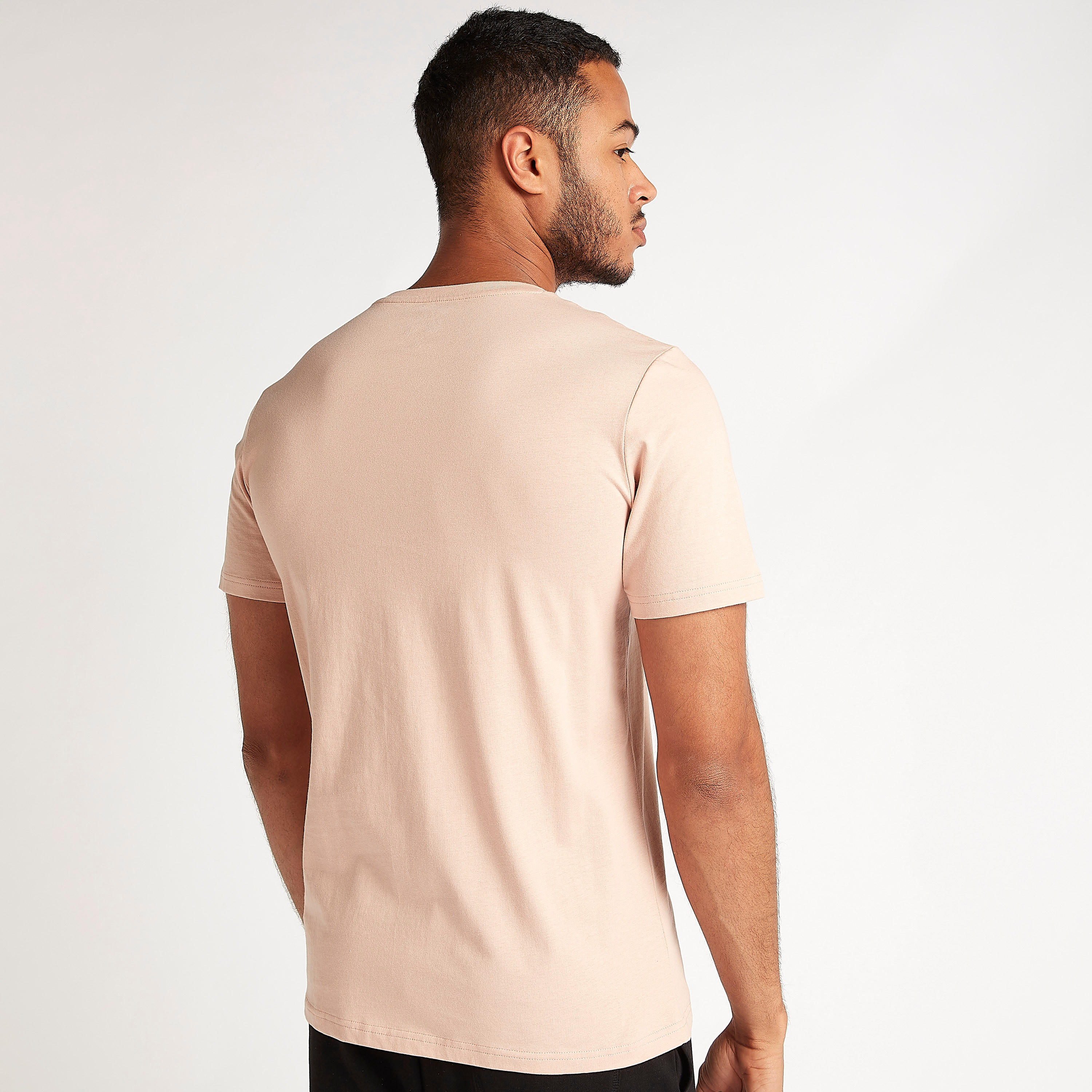 Typographic Print Crew Neck T-shirt with Short Sleeves-men-clothing-tshirtsandpolos-tshirts-image-4