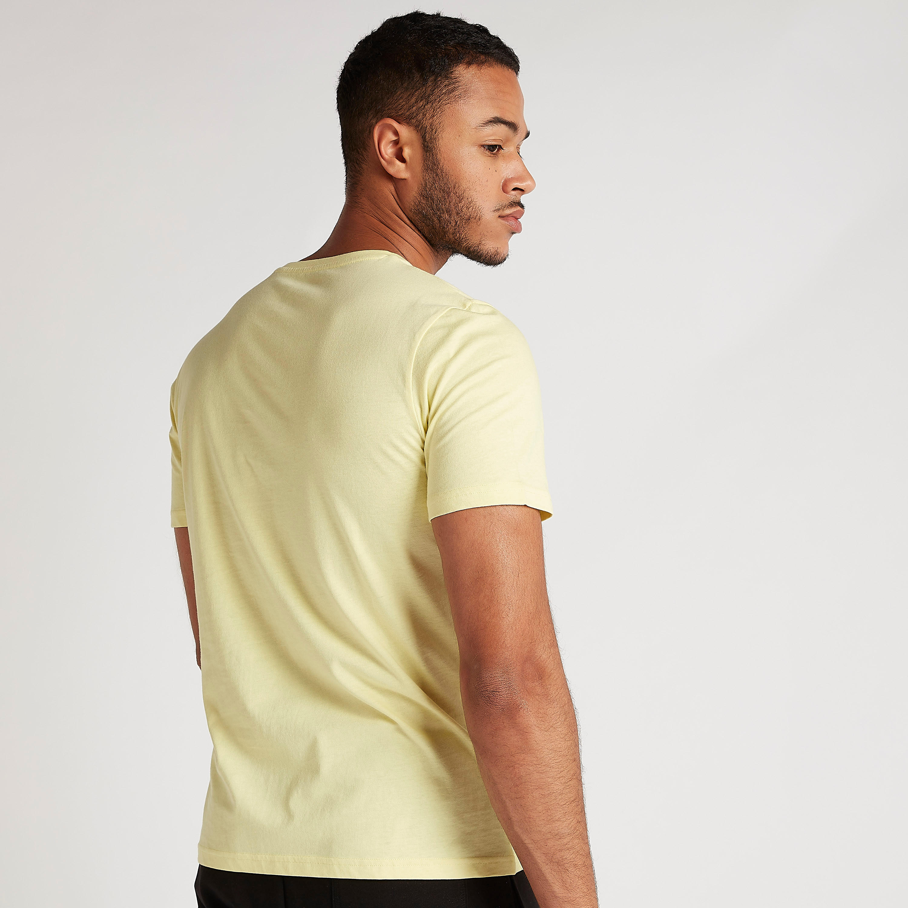 Printed Crew Neck T-shirt with Short Sleeves-men-clothing-tshirtsandpolos-tshirts-image-4