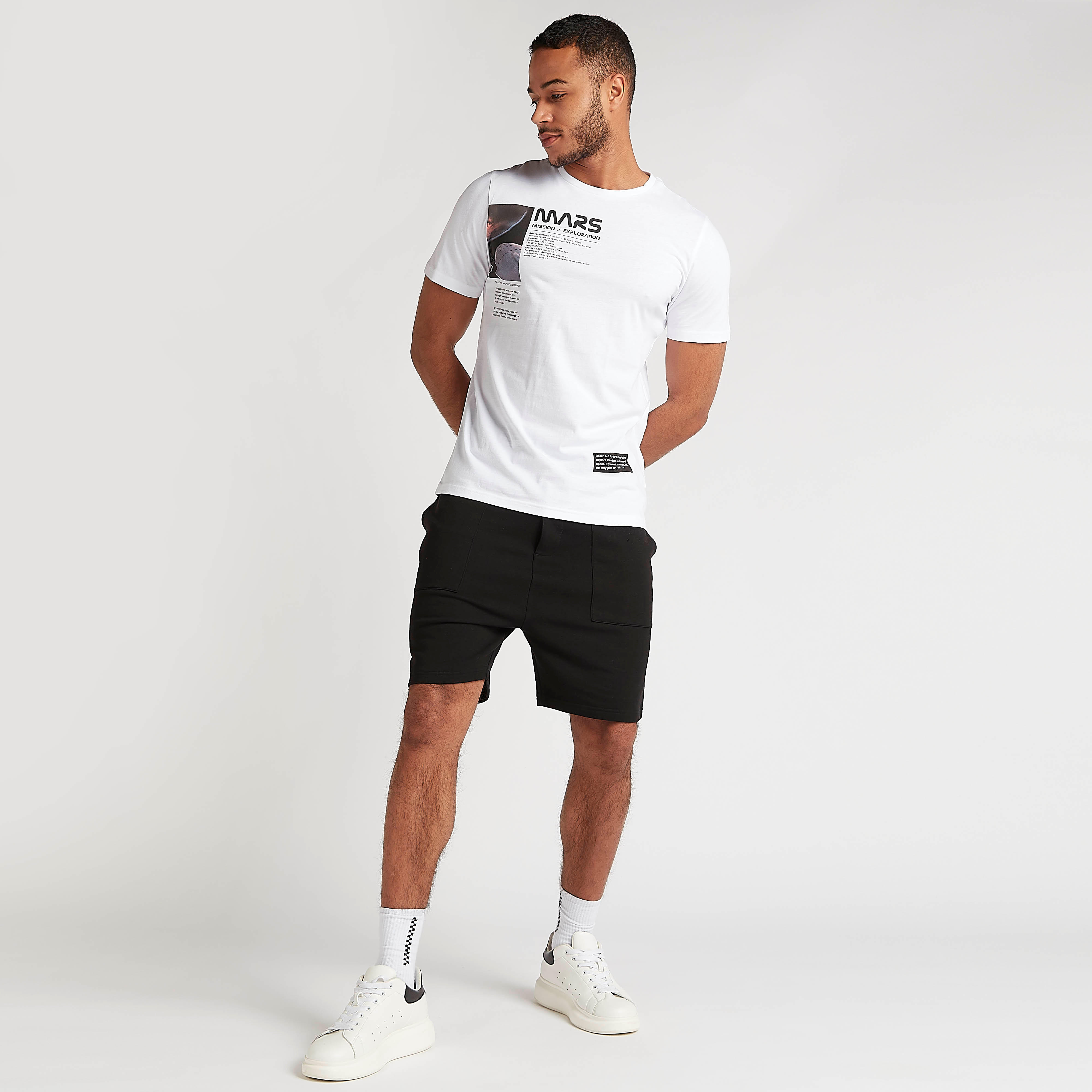 Printed T-shirt with Short Sleeves and Crew Neck-men-clothing-tshirtsandpolos-tshirts-image-2