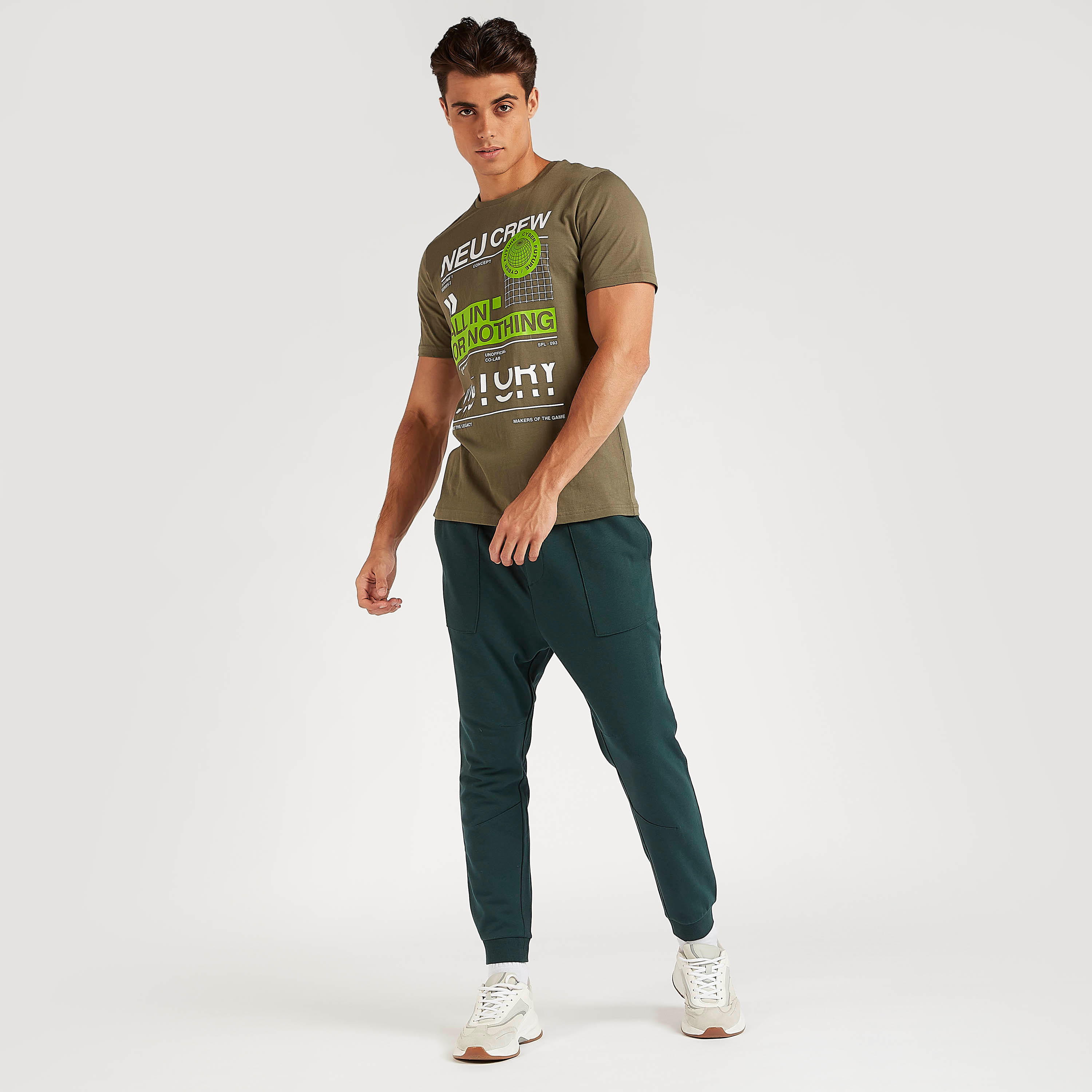 Printed T-shirt with Short Sleeves and Crew Neck-men-clothing-tshirtsandpolos-tshirts-image-2