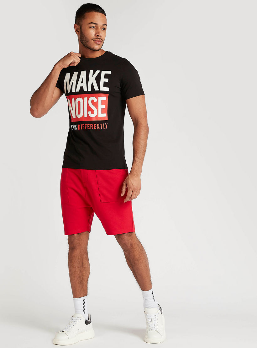 Printed T-shirt with Short Sleeves and Crew Neck-men-clothing-tshirtsandpolos-tshirts-image-2