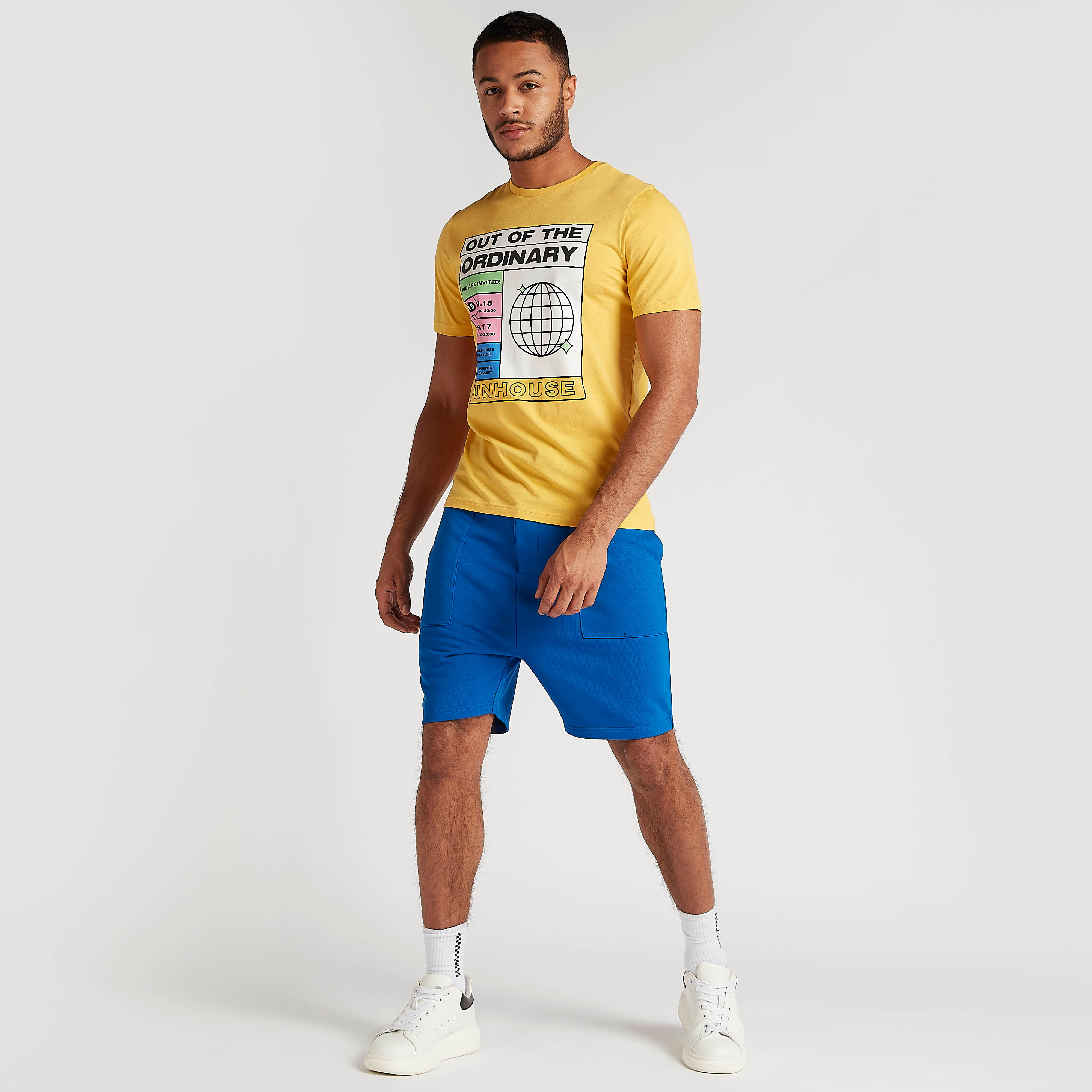 Printed T-shirt with Short Sleeves and Crew Neck-men-clothing-tshirtsandpolos-tshirts-image-2