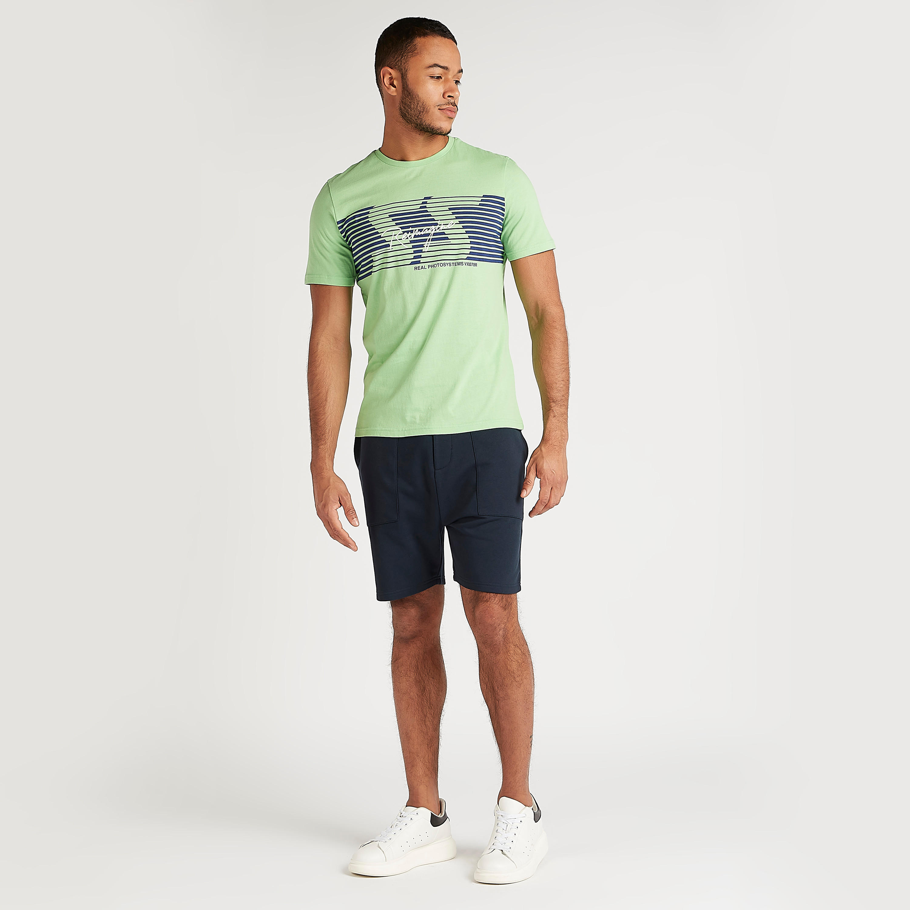 Printed T-shirt with Short Sleeves and Crew Neck-men-clothing-tshirtsandpolos-tshirts-image-2