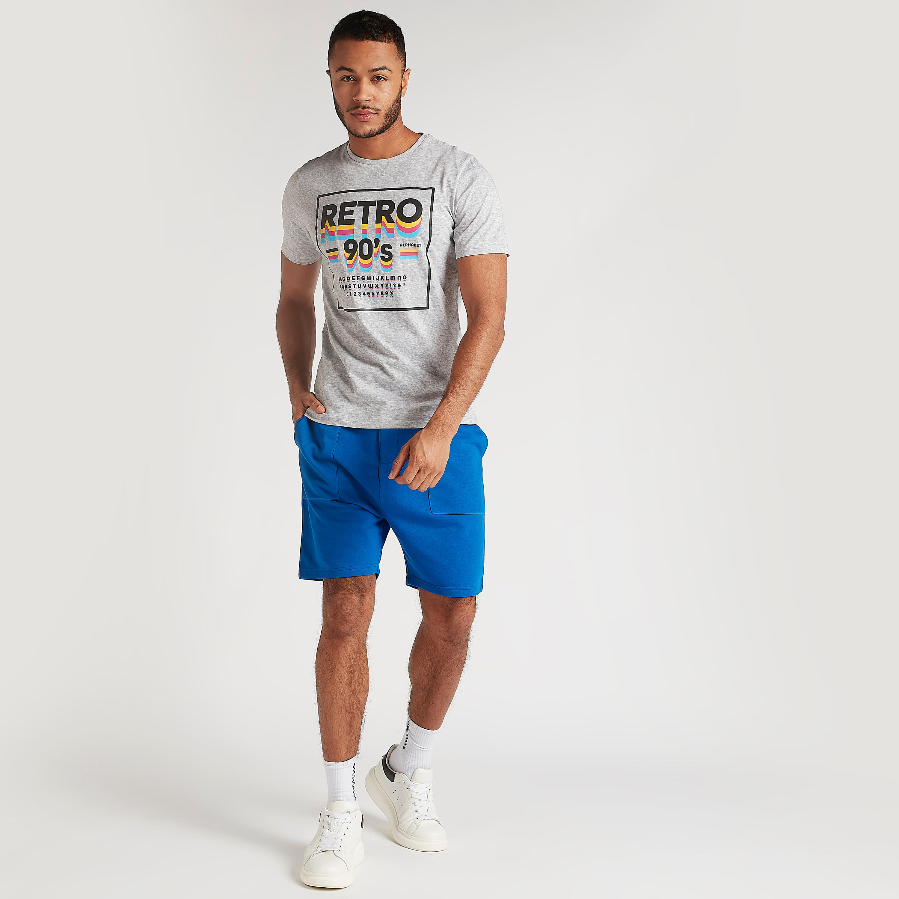Printed T-shirt with Short Sleeves and Crew Neck-men-clothing-tshirtsandpolos-tshirts-image-2