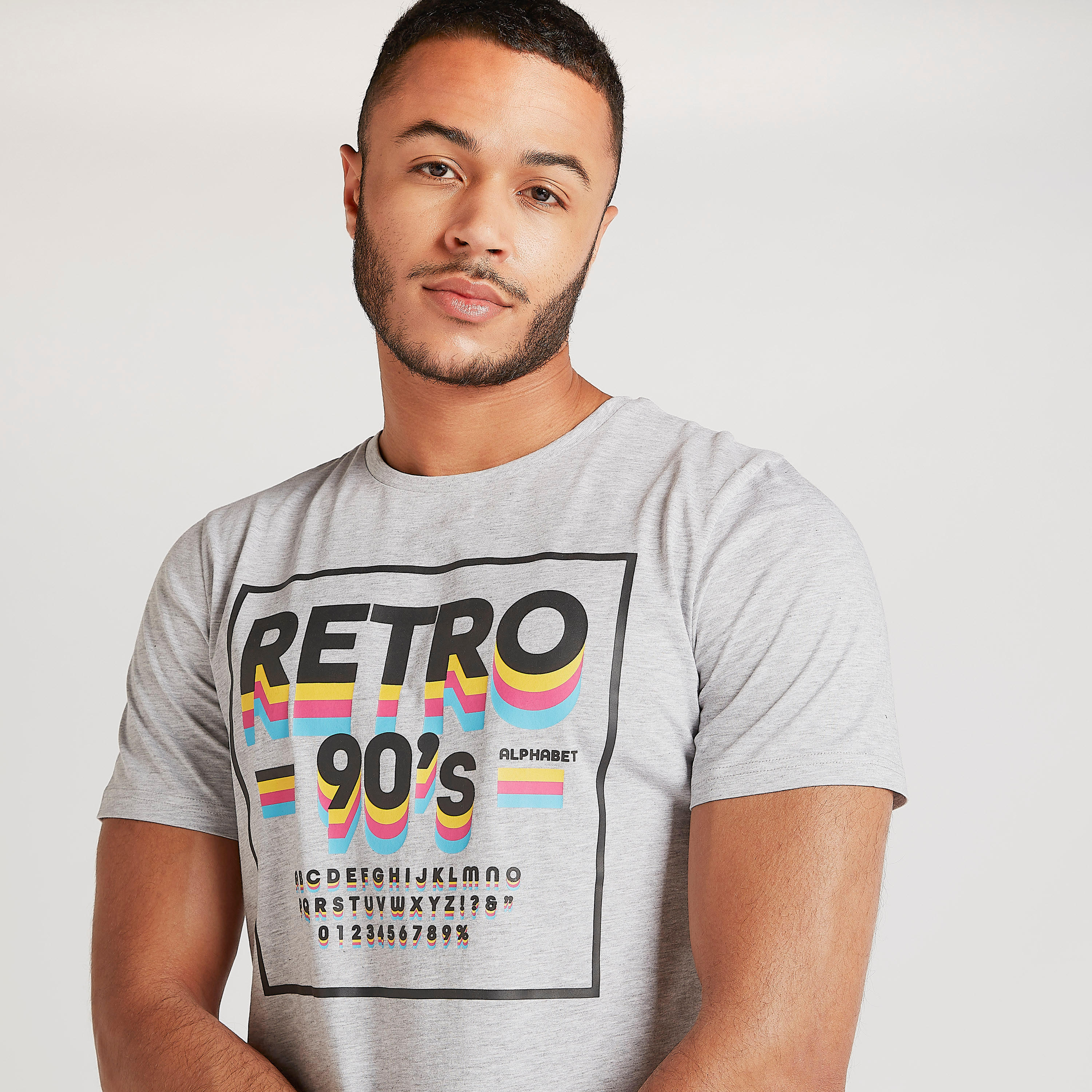 Printed T-shirt with Short Sleeves and Crew Neck-men-clothing-tshirtsandpolos-tshirts-image-3