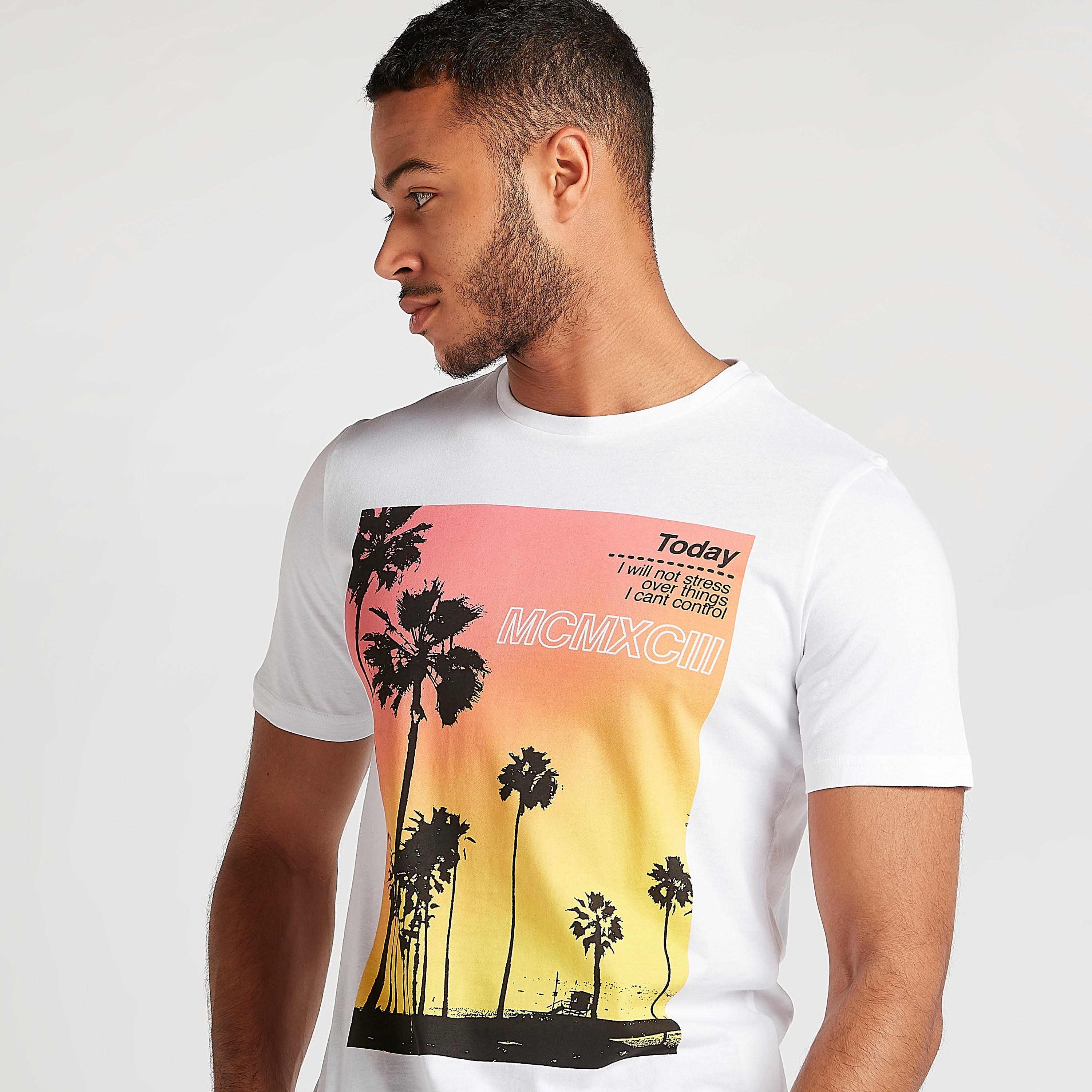 Printed T-shirt with Short Sleeves and Crew Neck-men-clothing-tshirtsandpolos-tshirts-image-3