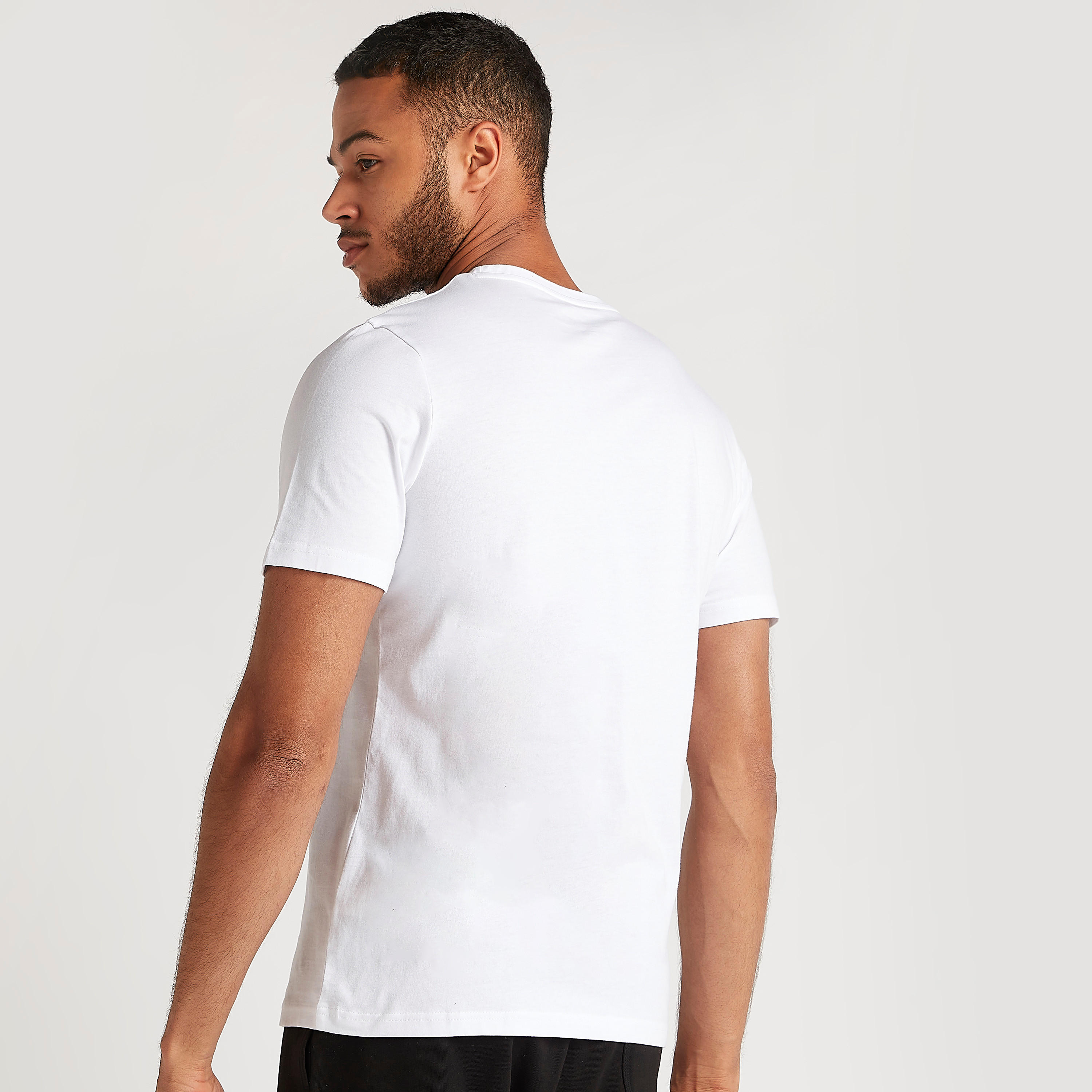 Printed T-shirt with Short Sleeves and Crew Neck-men-clothing-tshirtsandpolos-tshirts-image-4