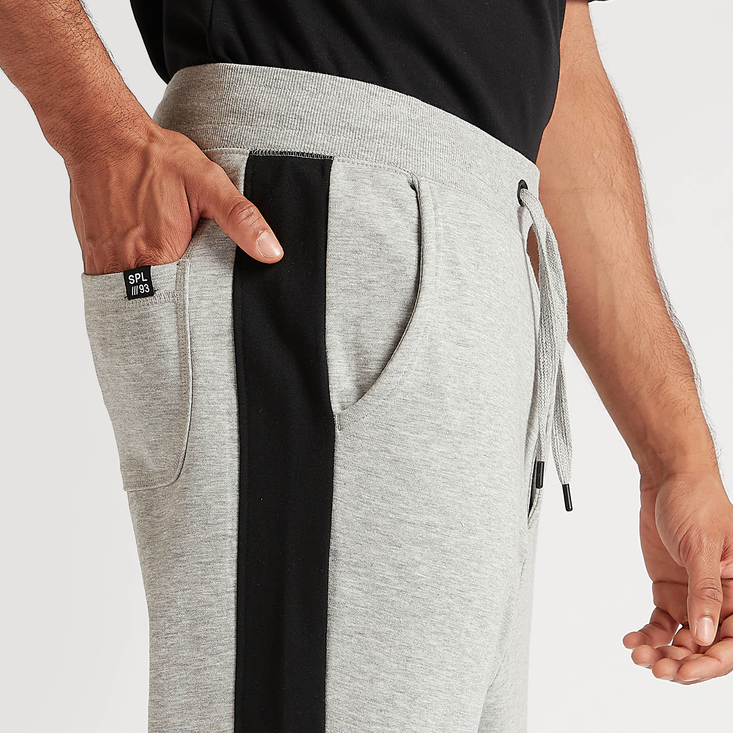 Solid Mid-Rise Joggers with Drawstring Closure-men-clothing-bottoms-joggers-image-3