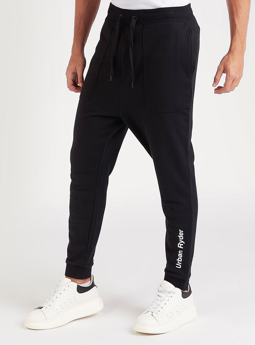 بنطلون رياضي برباط إغلاق وخصر متوسّط الارتفاع-men-clothing-bottoms-joggers-image-5