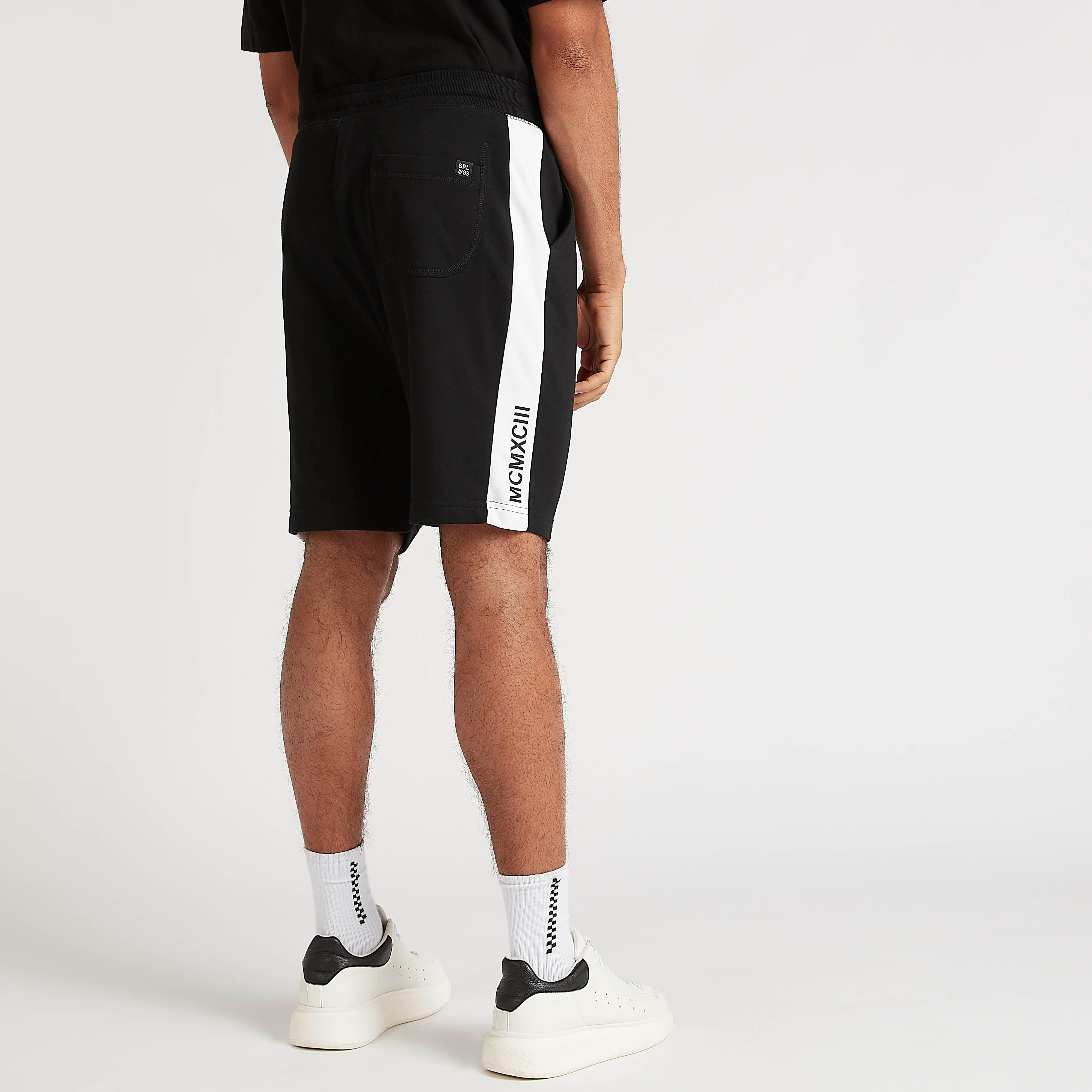 Printed Mid-Rise Shorts with Drawstring Closure-men-clothing-bottoms-shorts-image-4
