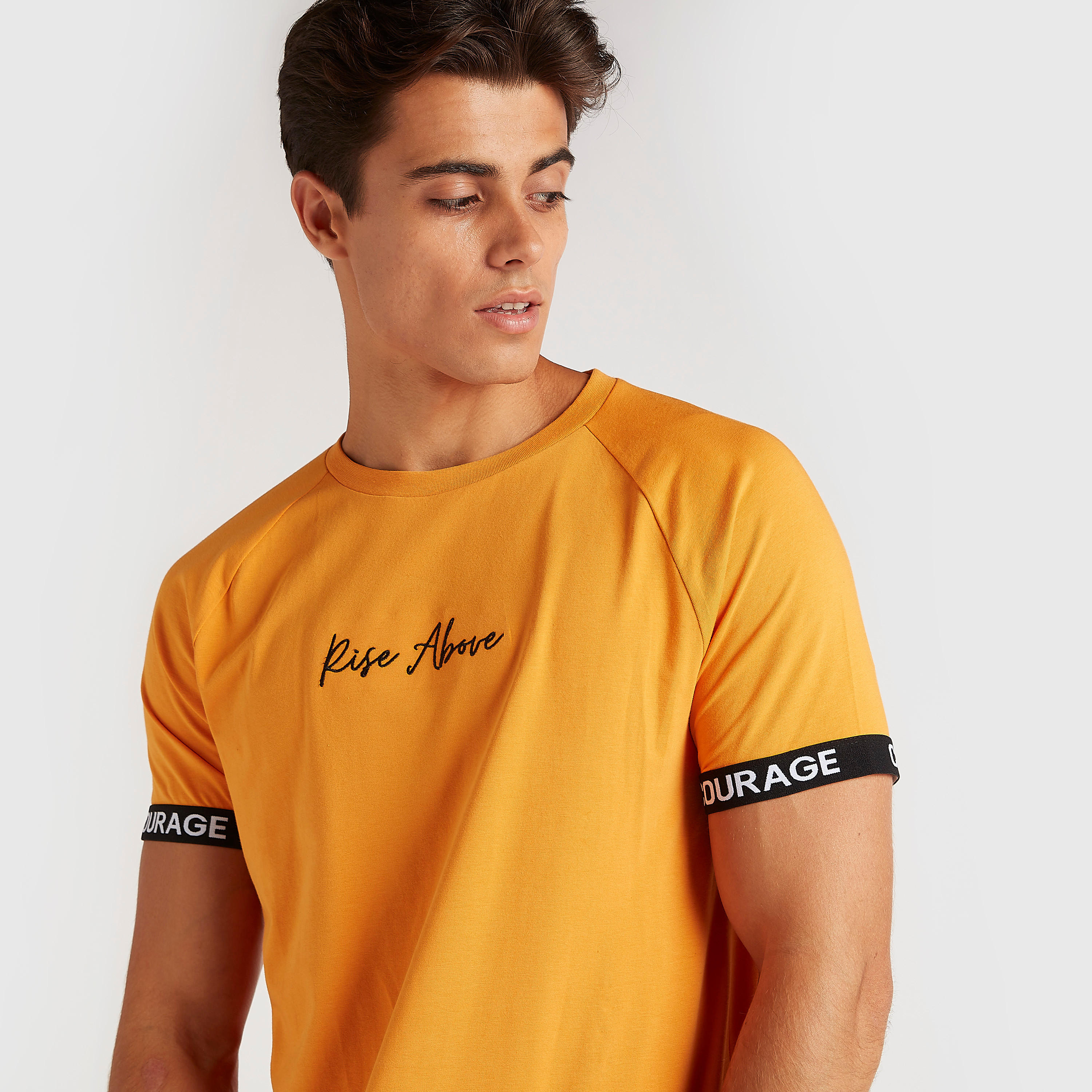 Printed T-shirt with Short Sleeves and Crew Neck-men-clothing-tshirtsandpolos-tshirts-image-5