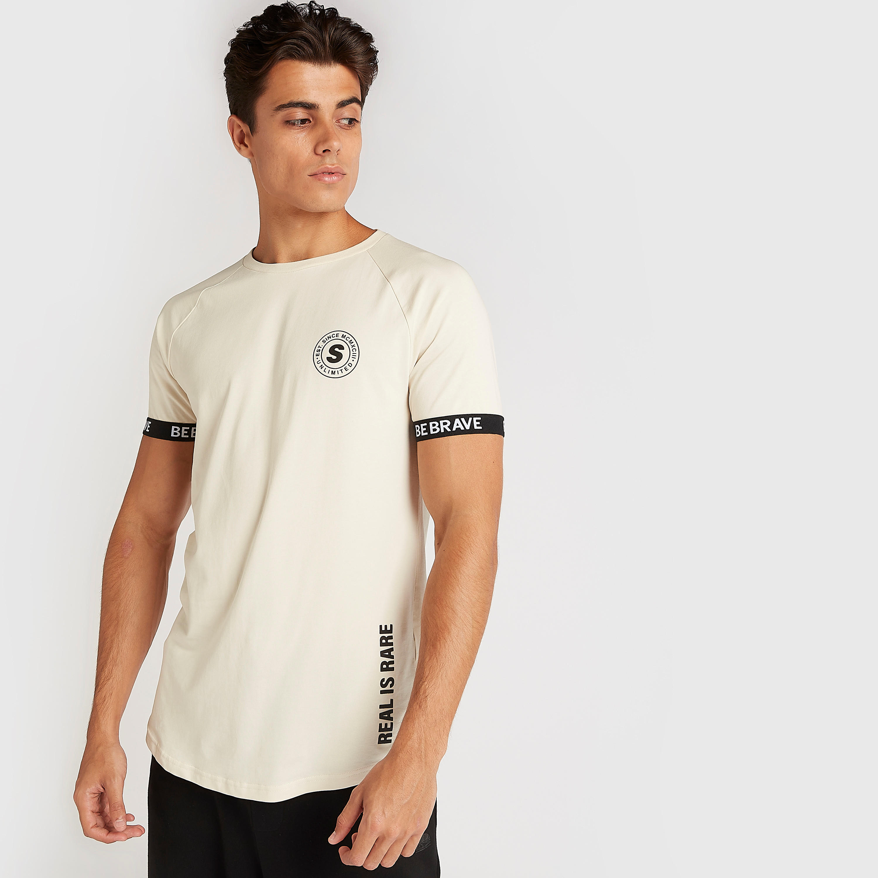 Printed T-shirt with Short Sleeves and Crew Neck-men-clothing-tshirtsandpolos-tshirts-image-1