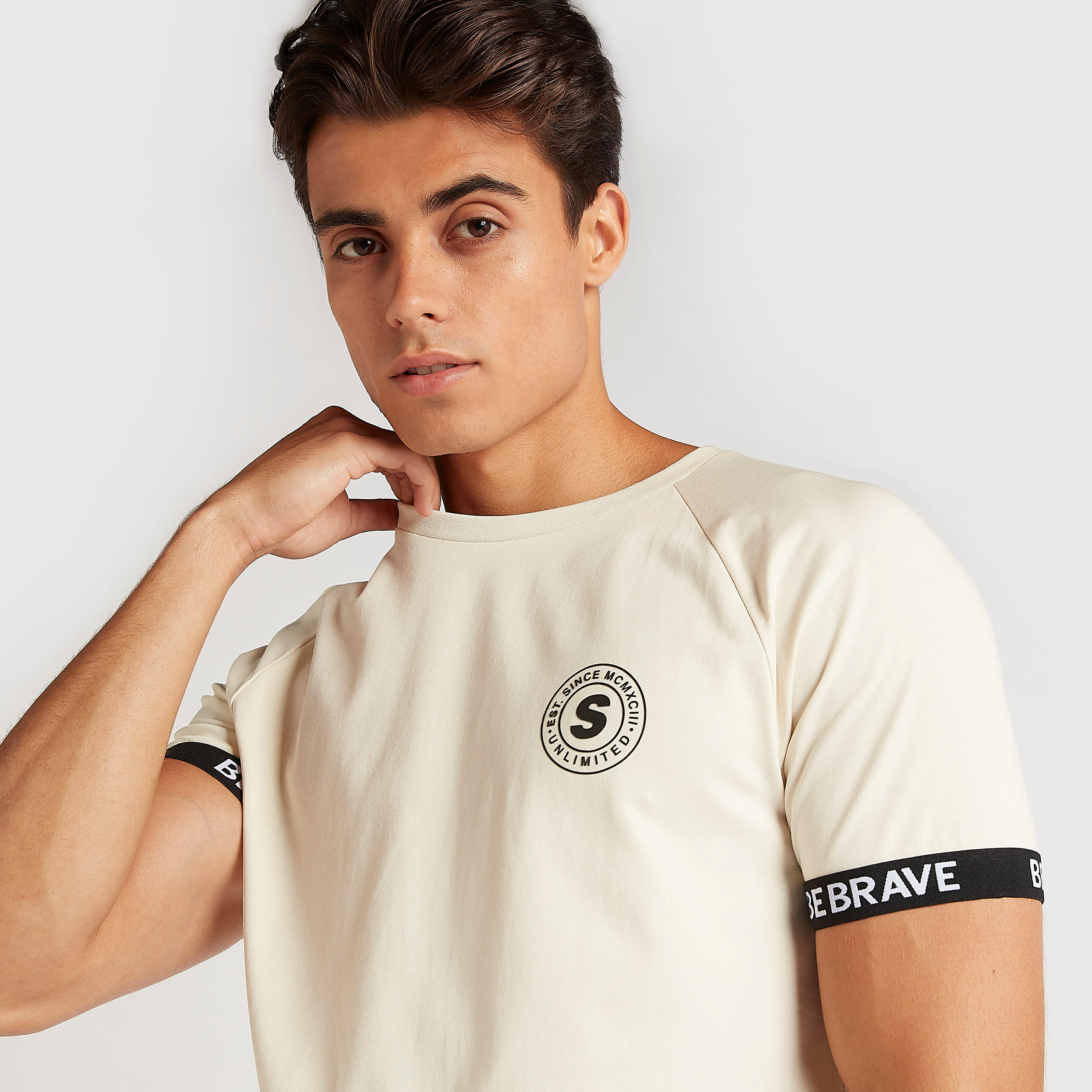 Printed T-shirt with Short Sleeves and Crew Neck-men-clothing-tshirtsandpolos-tshirts-image-3