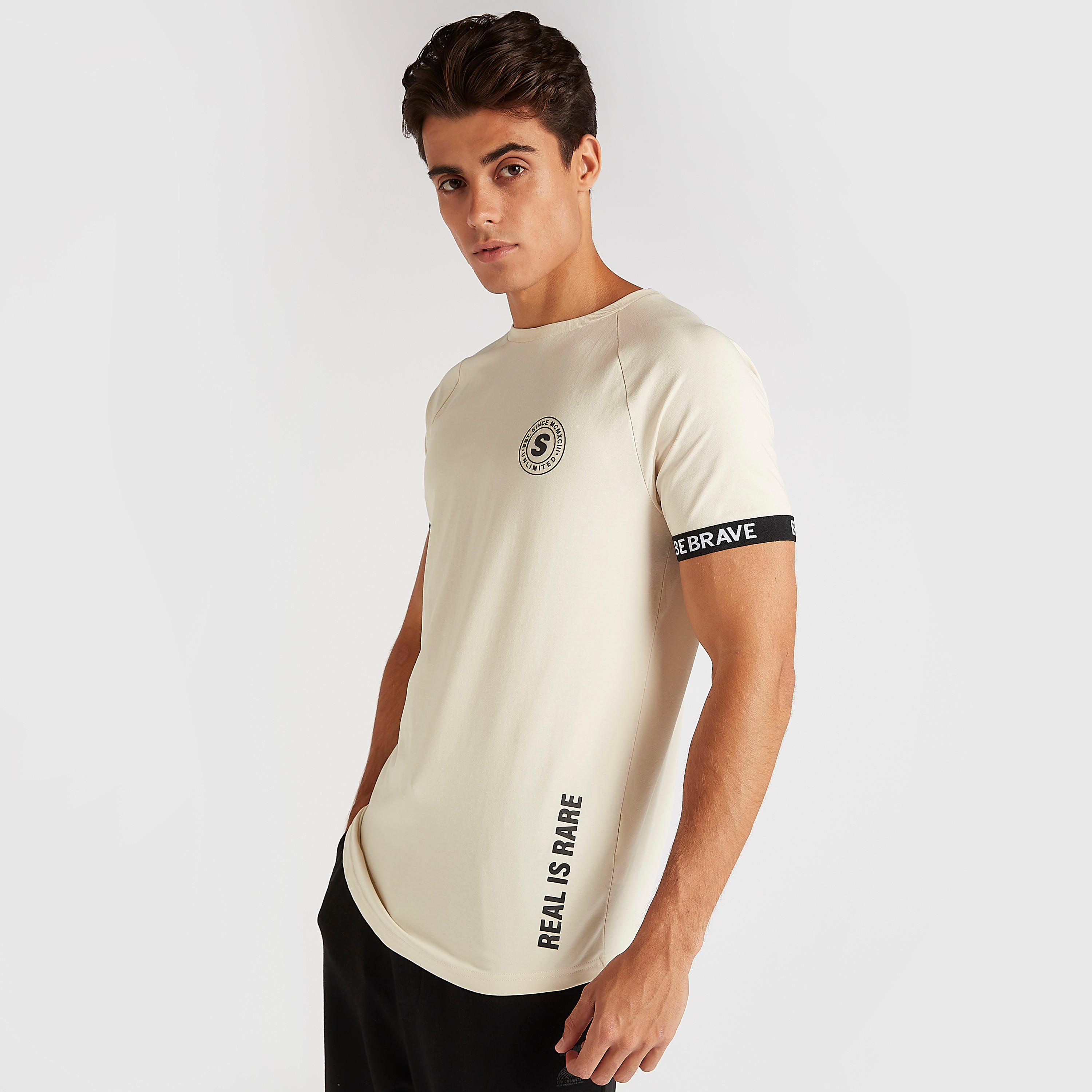 Printed T-shirt with Short Sleeves and Crew Neck-men-clothing-tshirtsandpolos-tshirts-image-6