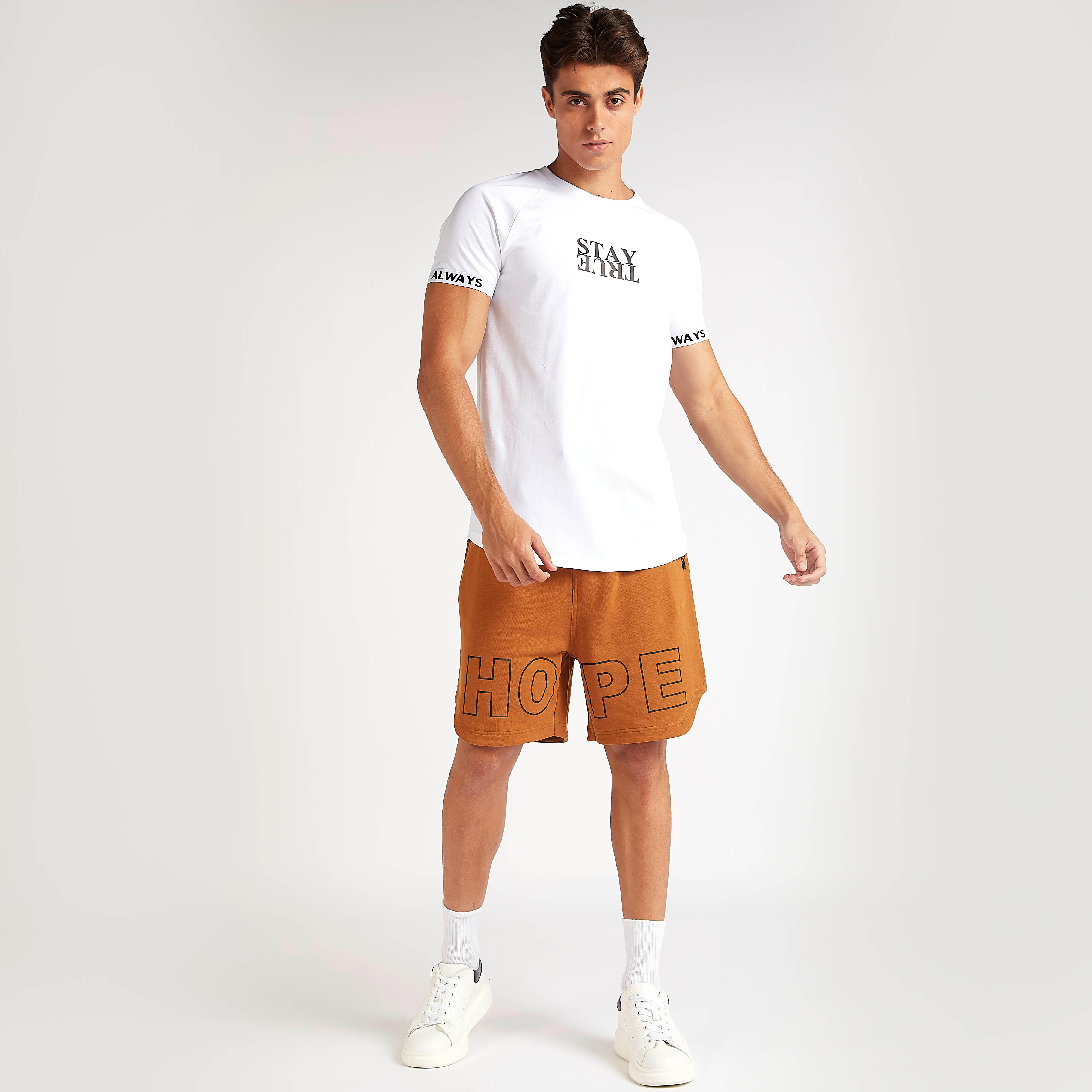 Typographic Print T-shirt with Short Sleeves-men-clothing-tshirtsandpolos-tshirts-image-3