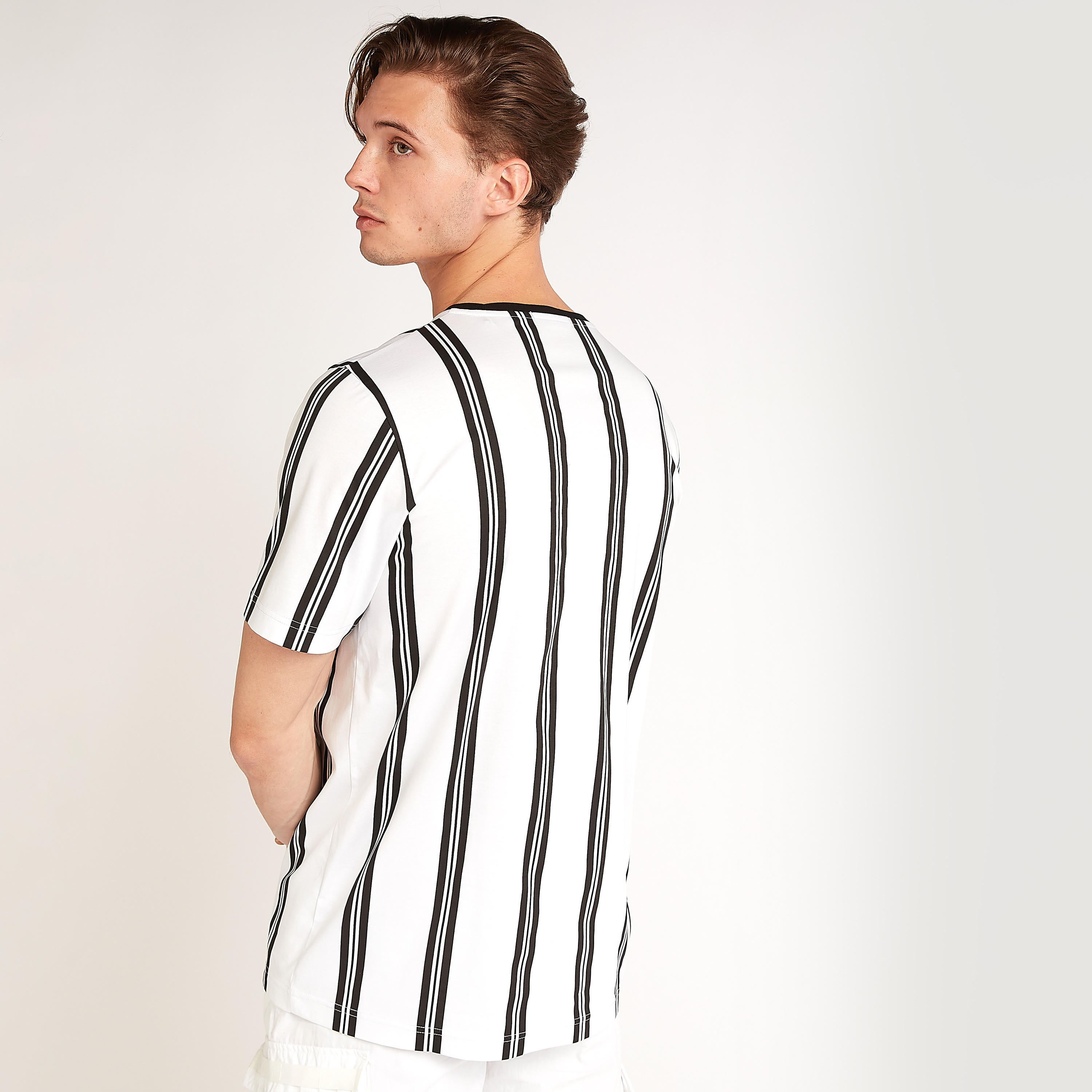 Striped T-shirt with Short Sleeves and Crew Neck-men-clothing-tshirtsandpolos-tshirts-image-4