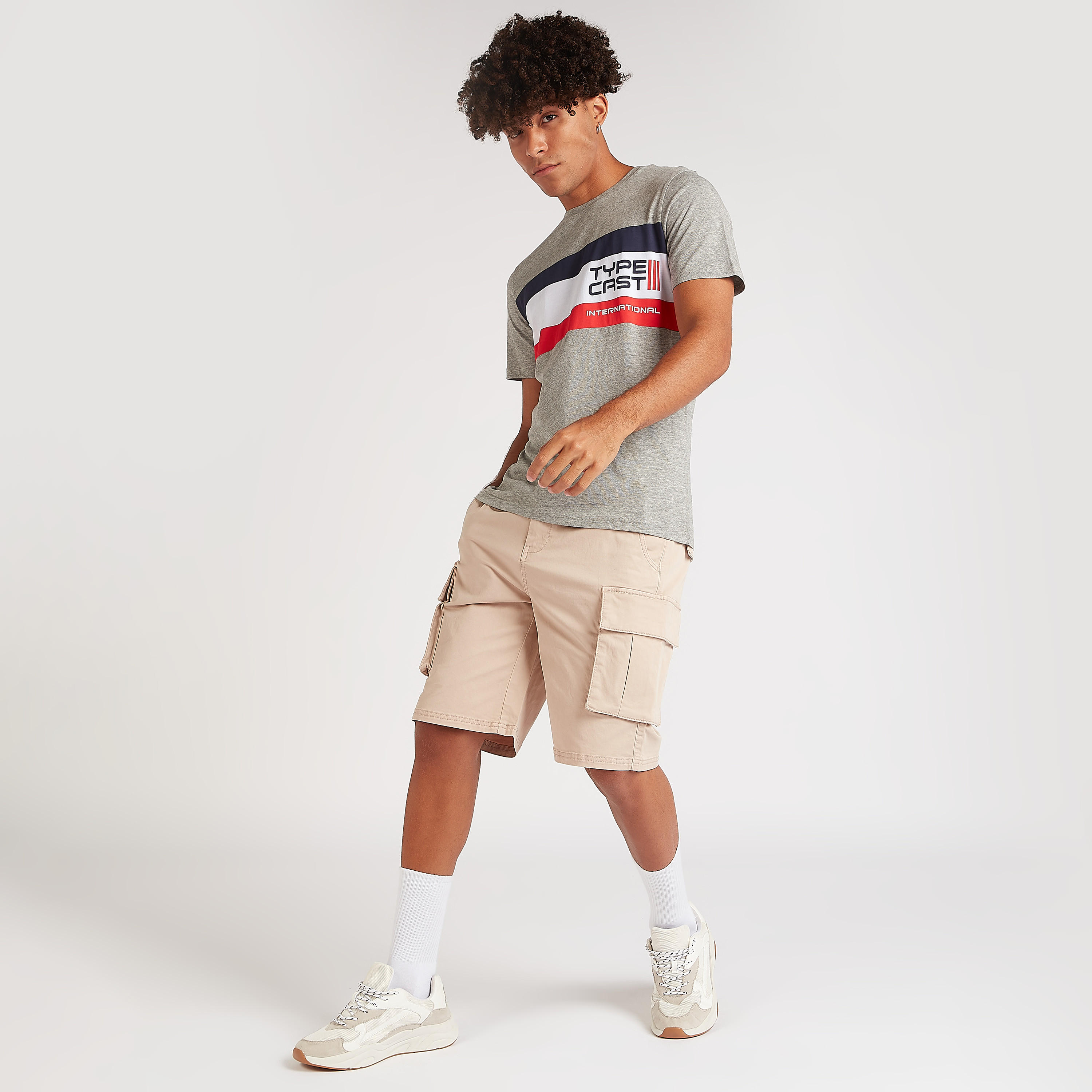 Solid Mid-Rise Shorts with Drawstring Closure and Pockets-men-clothing-bottoms-shorts-image-5