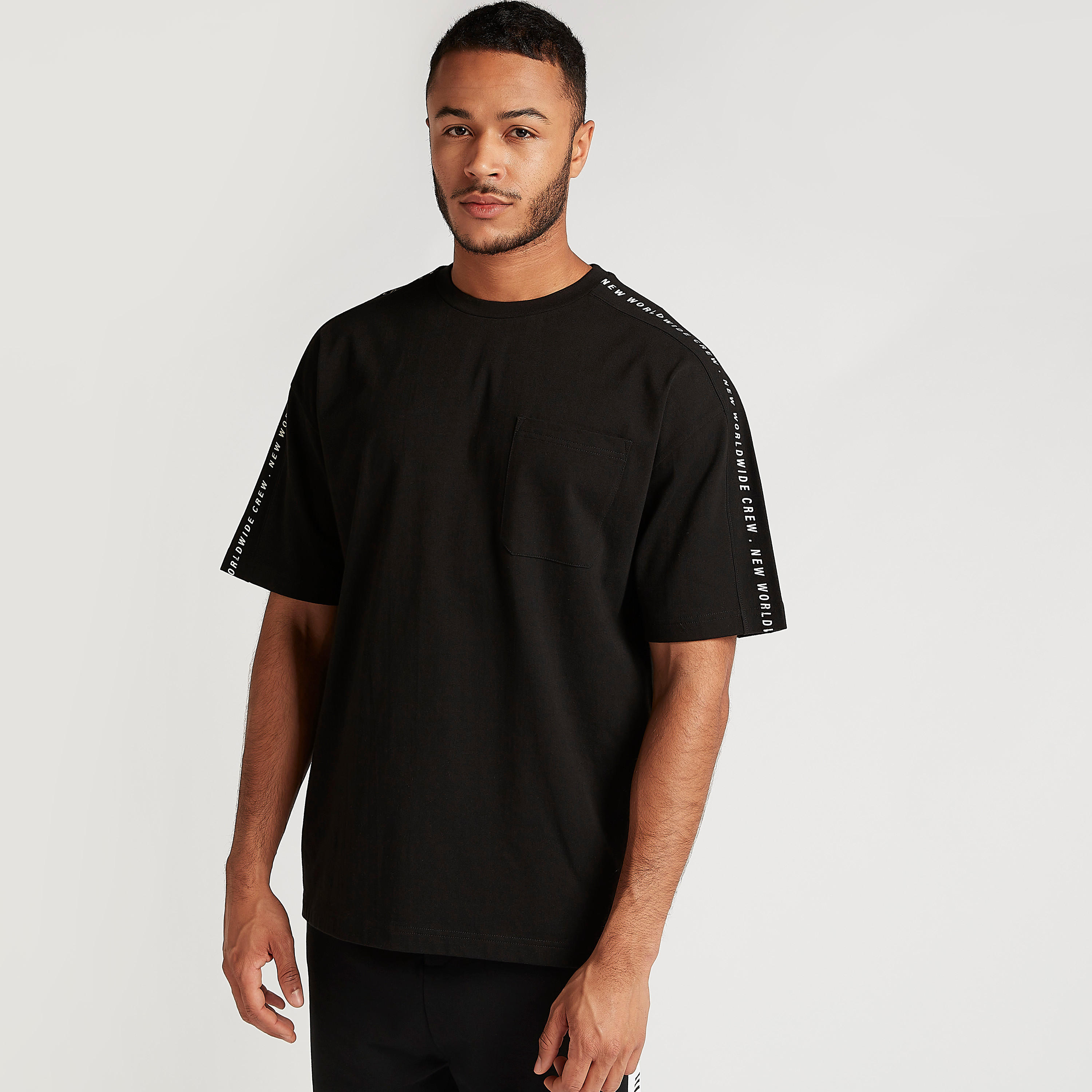 Printed T-shirt with Short Sleeves and Crew Neck-men-clothing-tshirtsandpolos-tshirts-image-1
