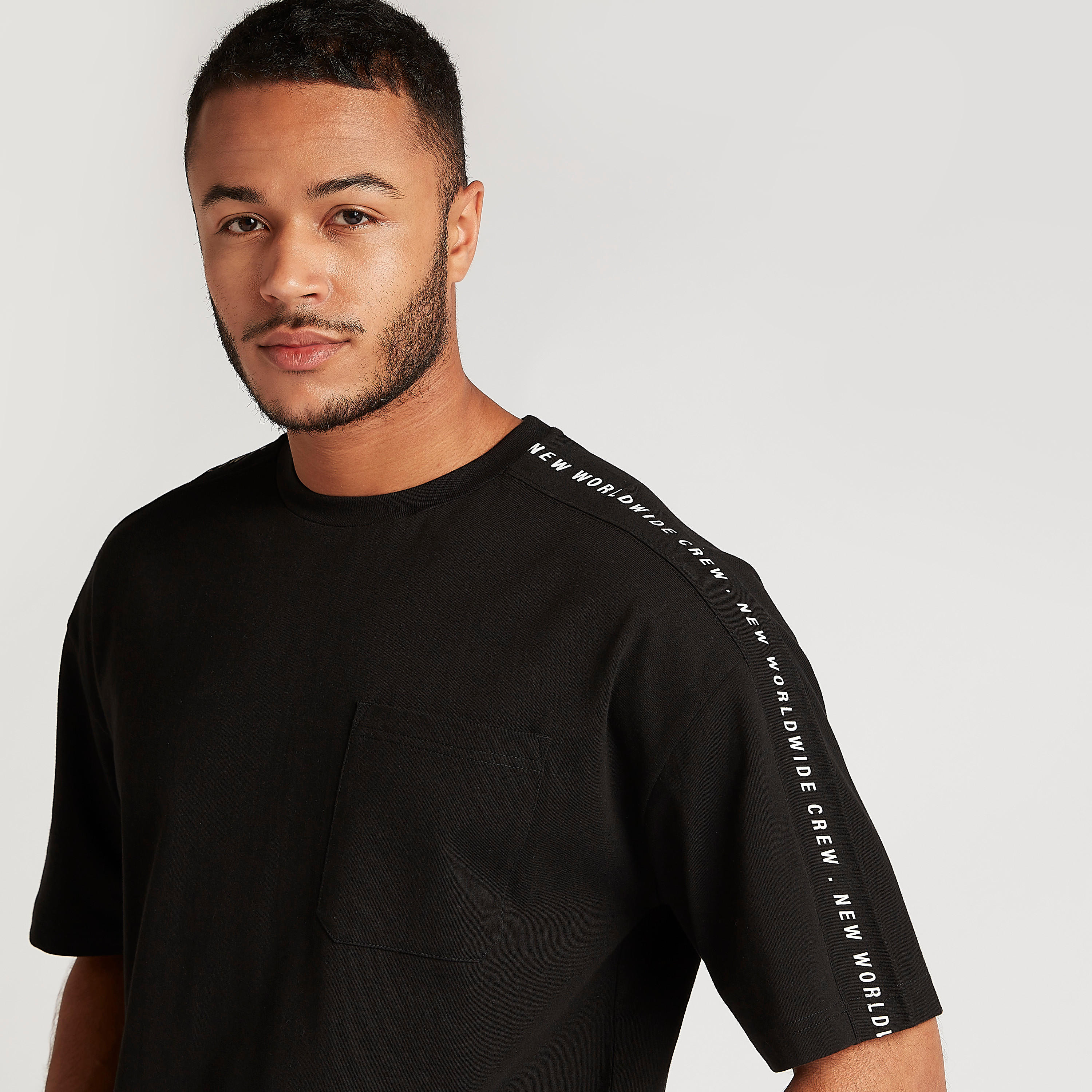 Printed T-shirt with Short Sleeves and Crew Neck-men-clothing-tshirtsandpolos-tshirts-image-3