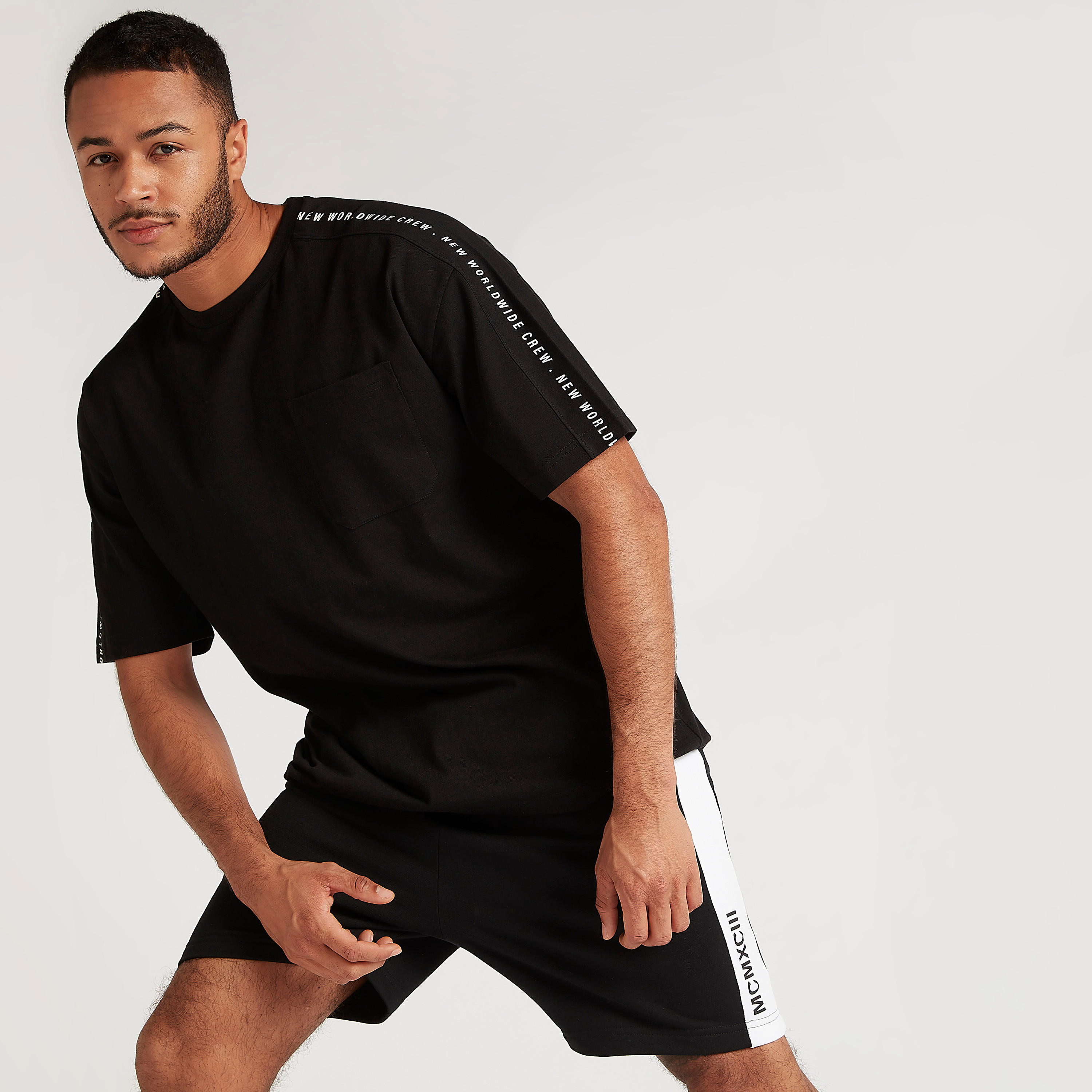 Printed T-shirt with Short Sleeves and Crew Neck-men-clothing-tshirtsandpolos-tshirts-image-5