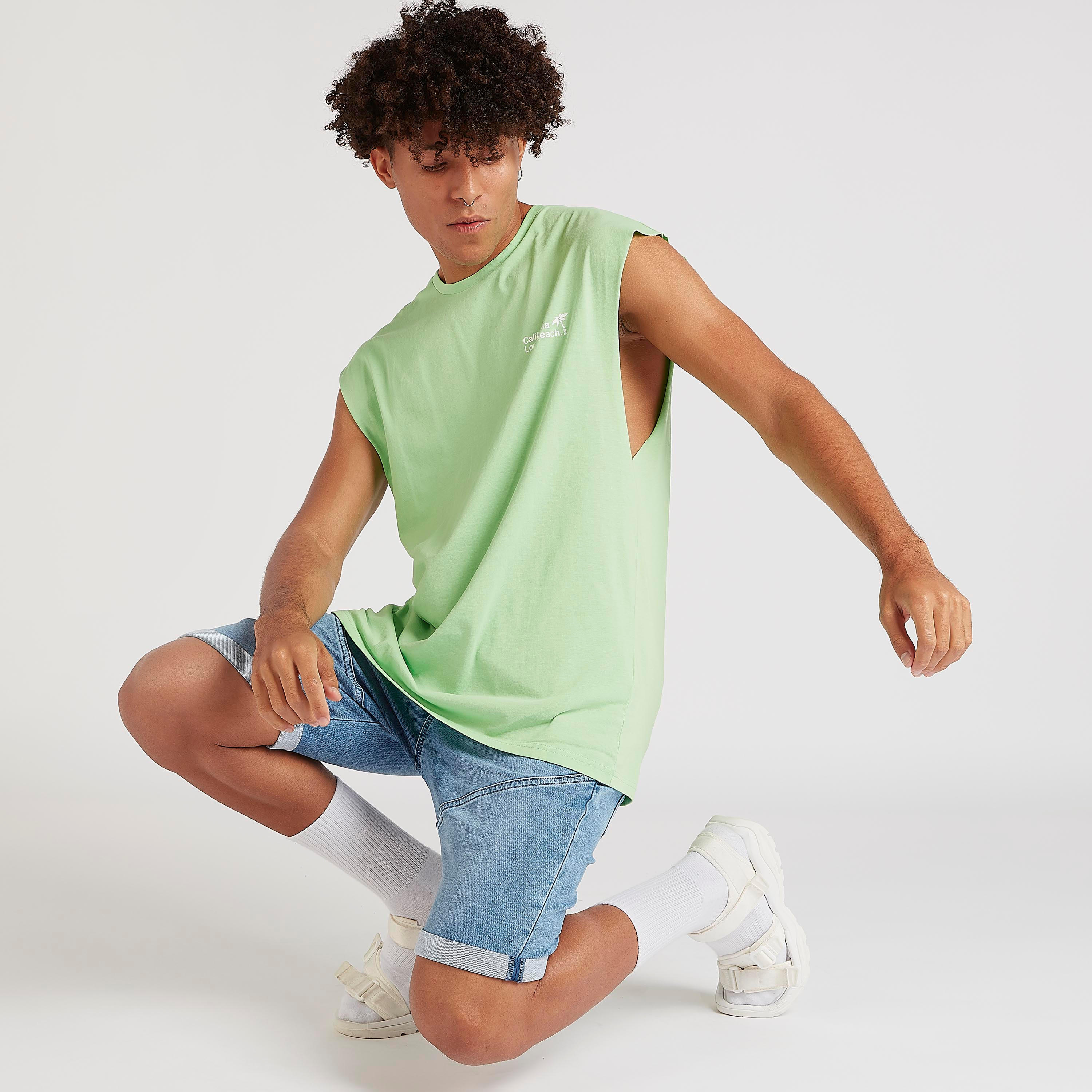 Printed Sleeveless T-shirt with Crew Neck-men-clothing-tshirtsandpolos-tshirts-image-2