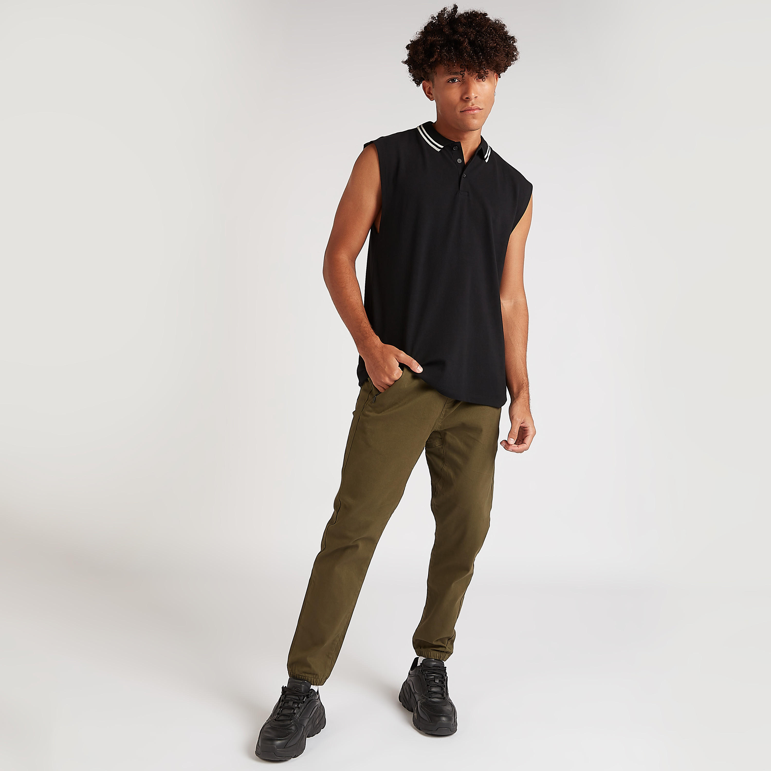 Solid Sleeveless Polo T-shirt with Collar Tipping-men-clothing-tshirtsandpolos-polos-image-6