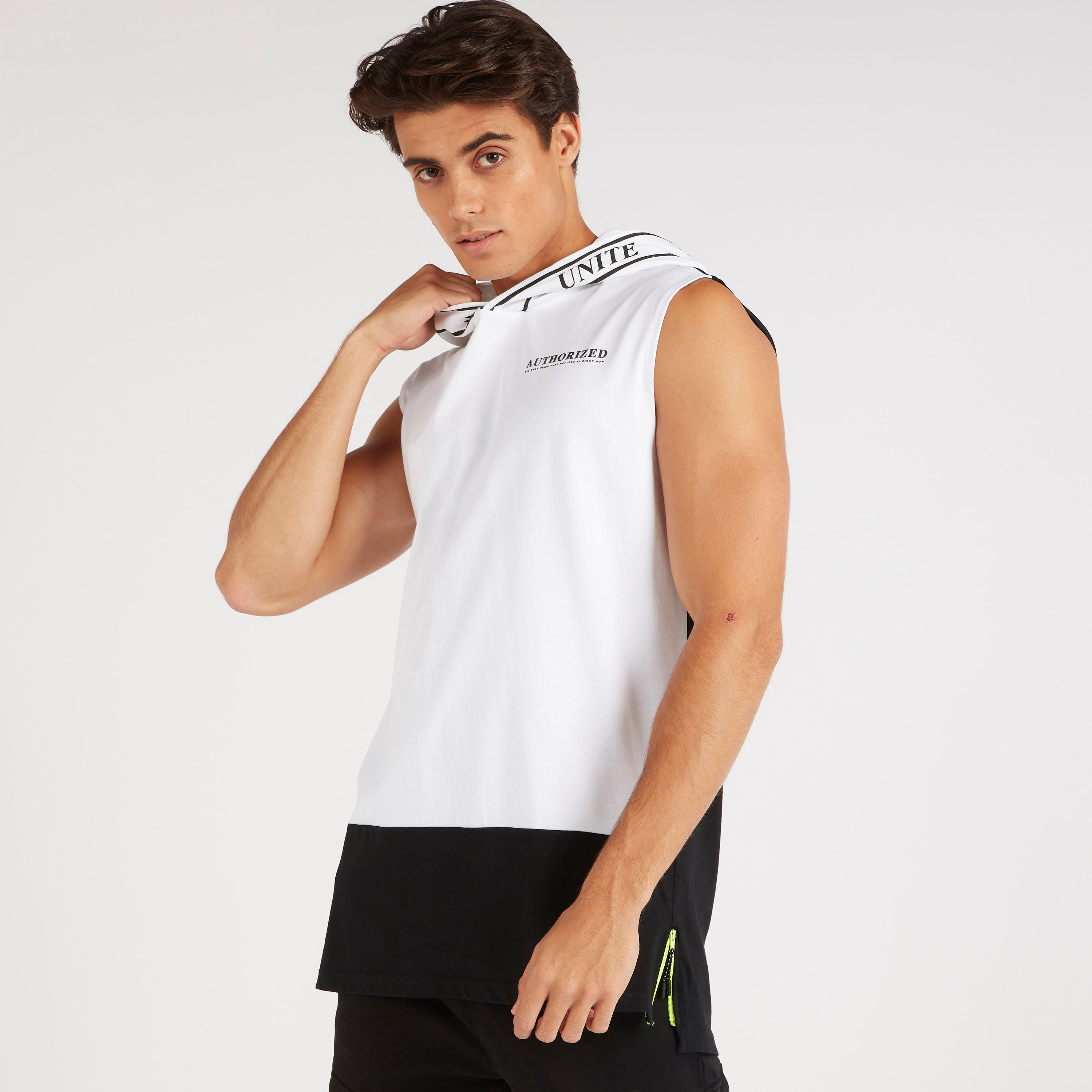 Lee Cooper Printed Sleeveless Hoodie-men-clothing-tshirtsandpolos-tshirts-image-2
