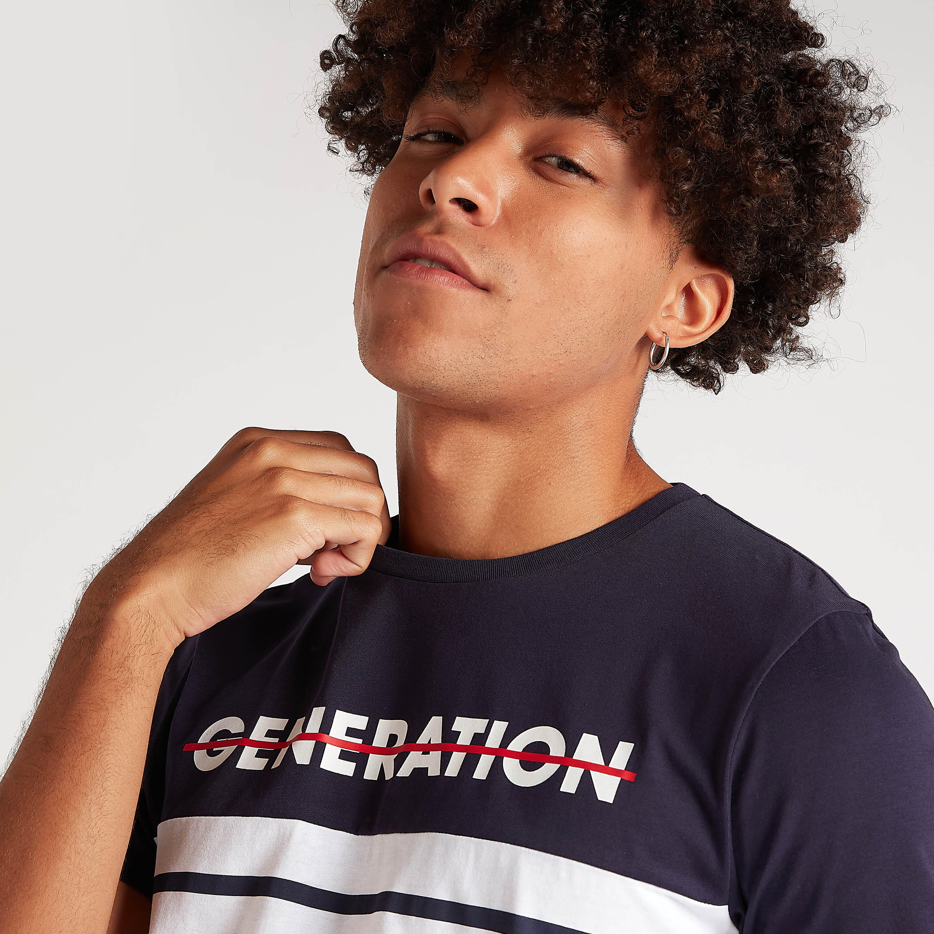 Printed T-shirt with Short Sleeves and Crew Neck-men-clothing-tshirtsandpolos-tshirts-image-3