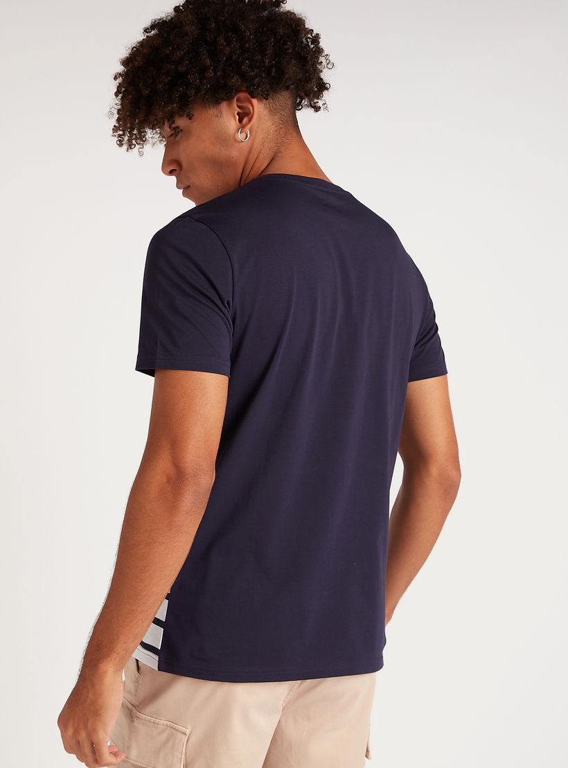 Printed T-shirt with Short Sleeves and Crew Neck-men-clothing-tshirtsandpolos-tshirts-image-4