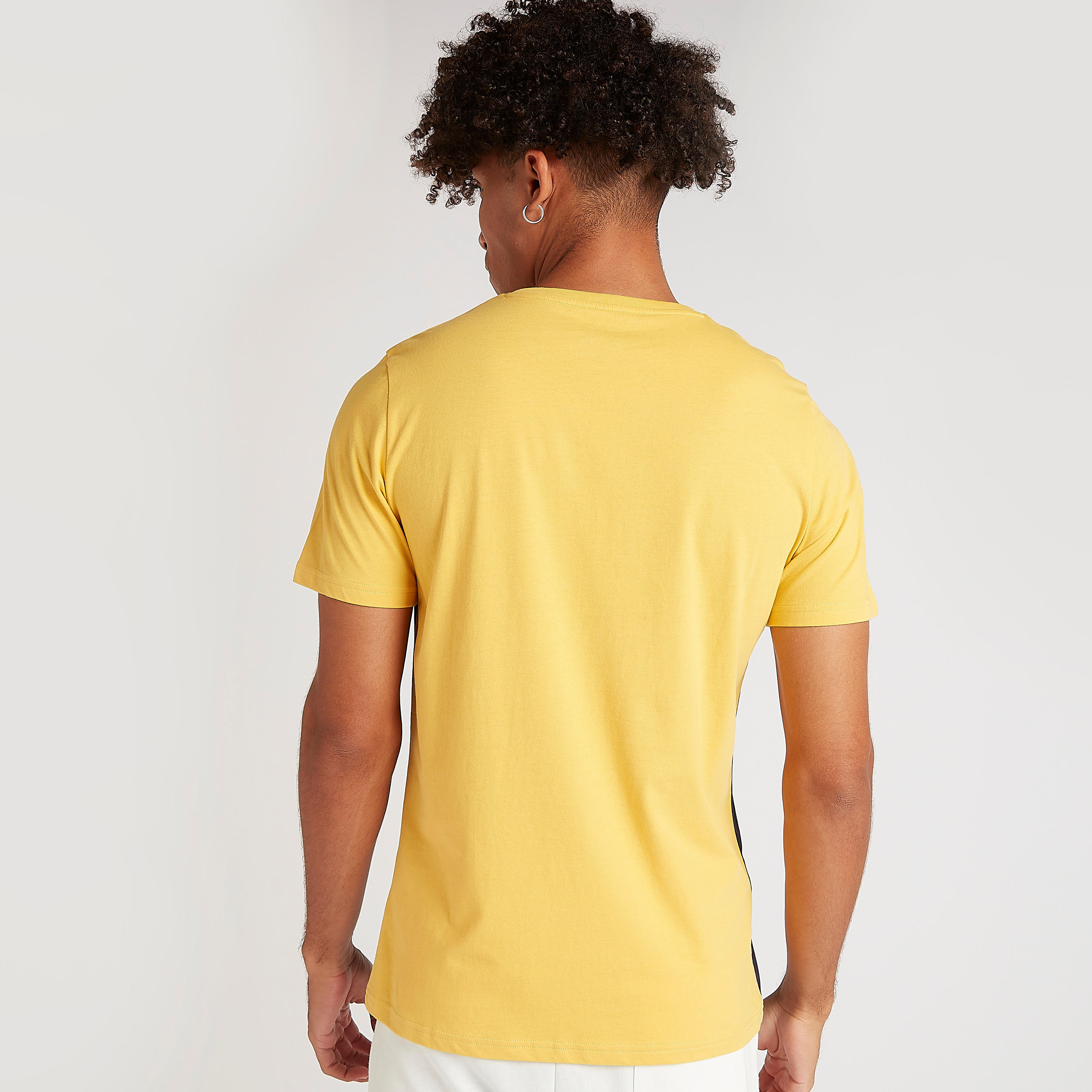 Slogan Print T-shirt with Crew Neck and Short Sleeves-men-clothing-tshirtsandpolos-tshirts-image-5
