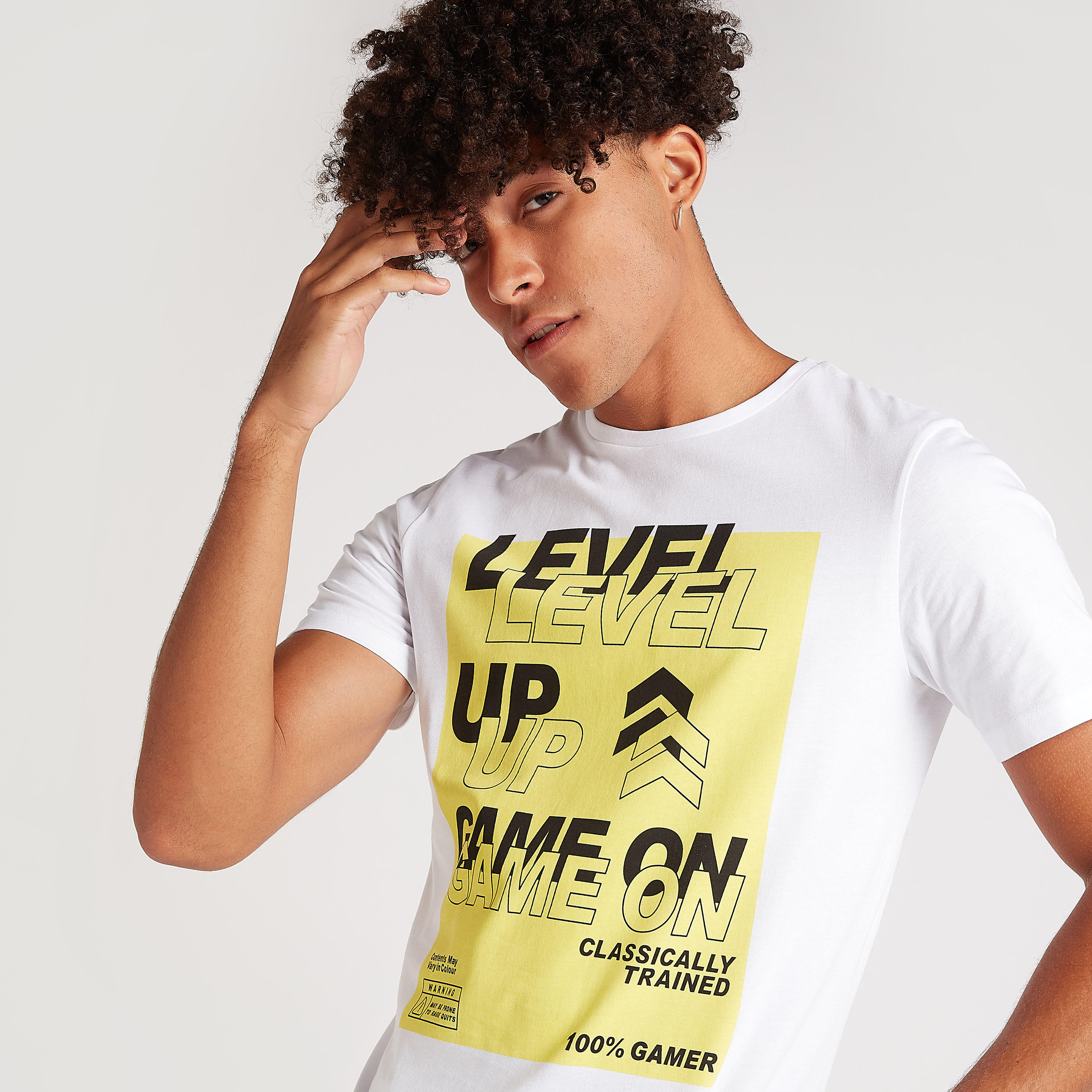 Printed T-shirt with Short Sleeves and Crew Neck-men-clothing-tshirtsandpolos-tshirts-image-5