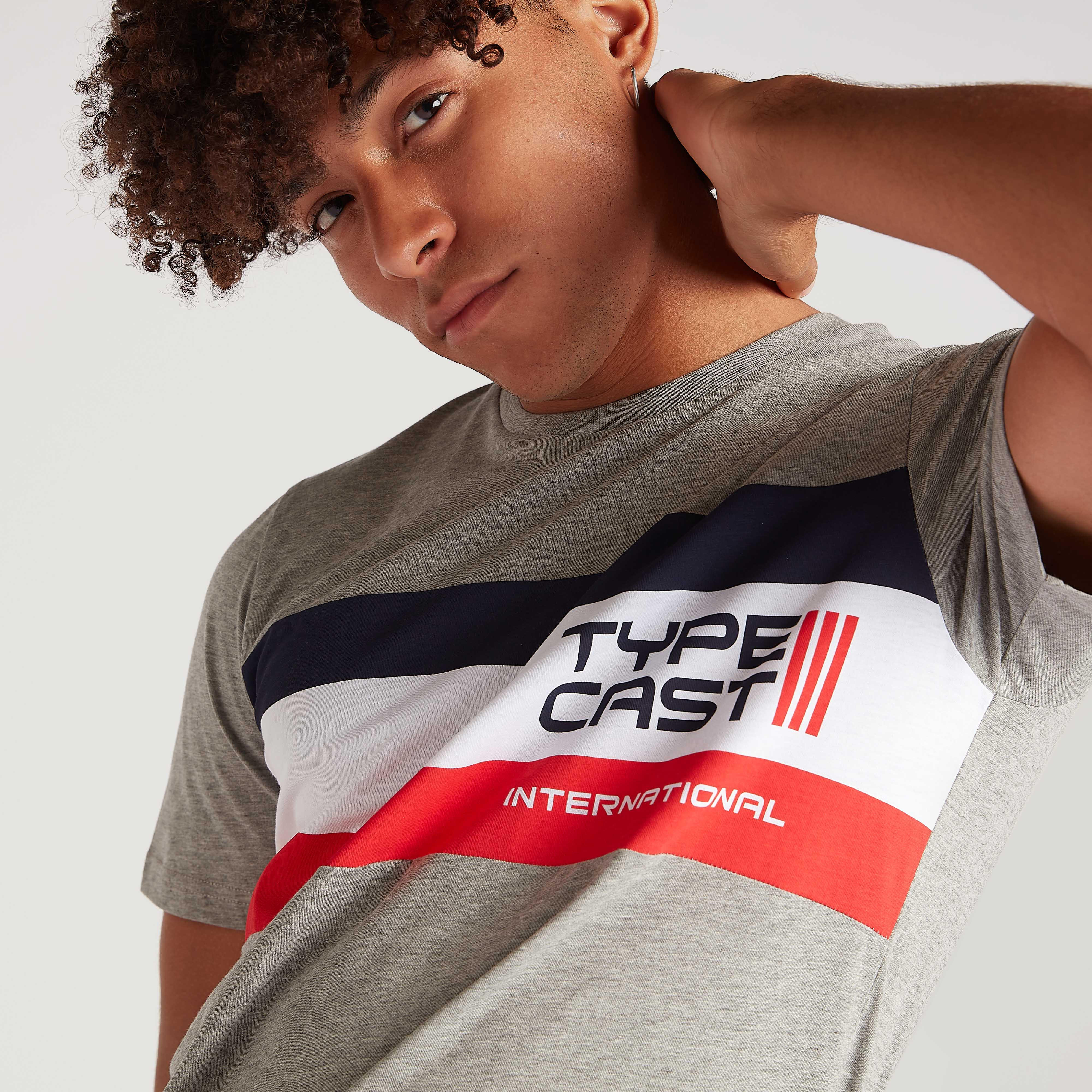 Printed T-shirt with Short Sleeves and Crew Neck-men-clothing-tshirtsandpolos-tshirts-image-5