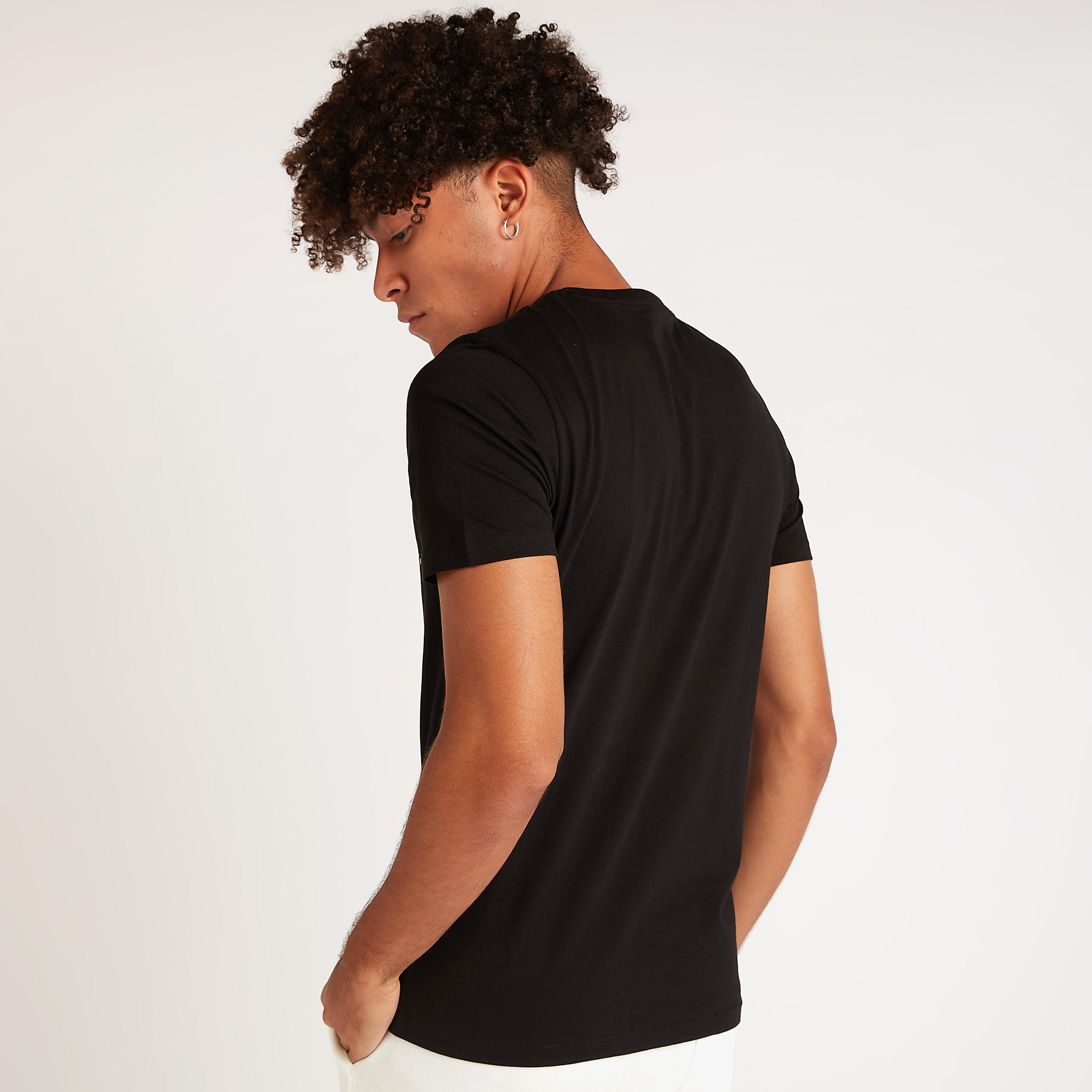 Printed T-shirt with Crew Neck and Short Sleeves-men-clothing-tshirtsandpolos-tshirts-image-5