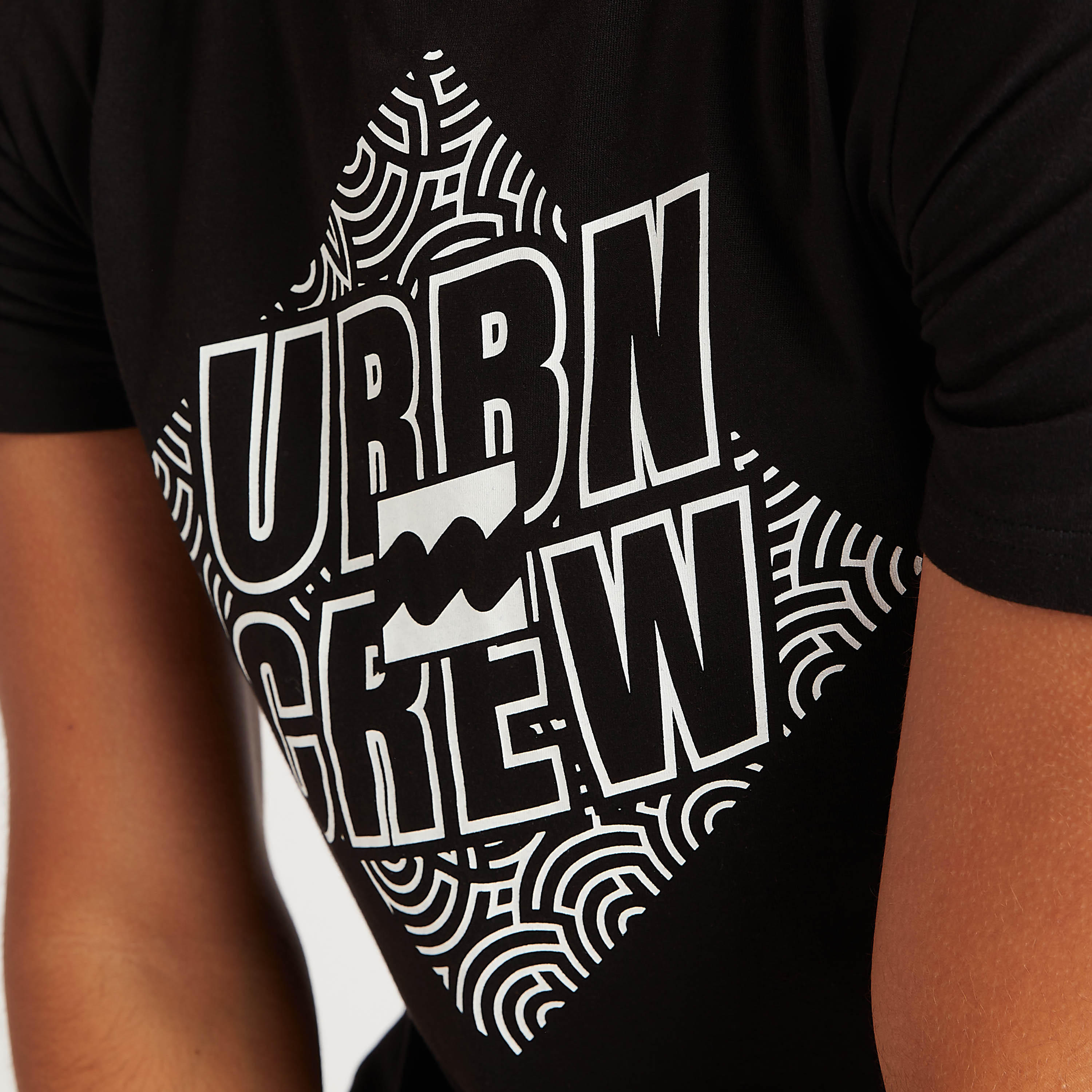 Printed T-shirt with Crew Neck and Short Sleeves-men-clothing-tshirtsandpolos-tshirts-image-6