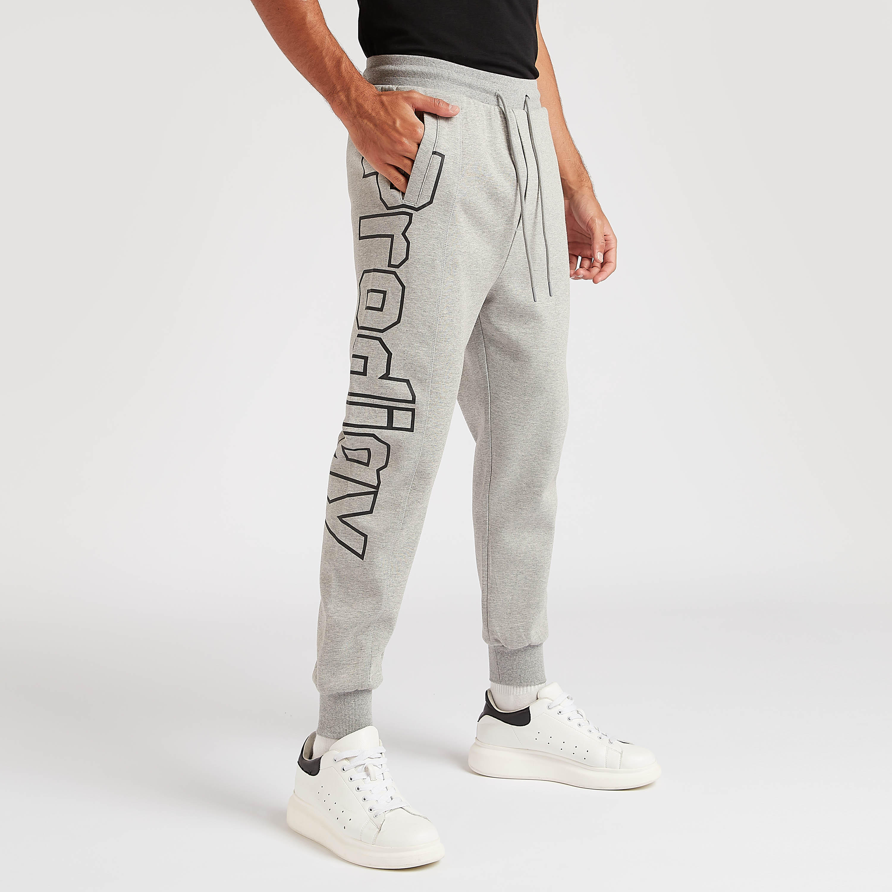 Printed Mid-Rise Joggers with Drawstring Closure-men-clothing-bottoms-joggers-image-1