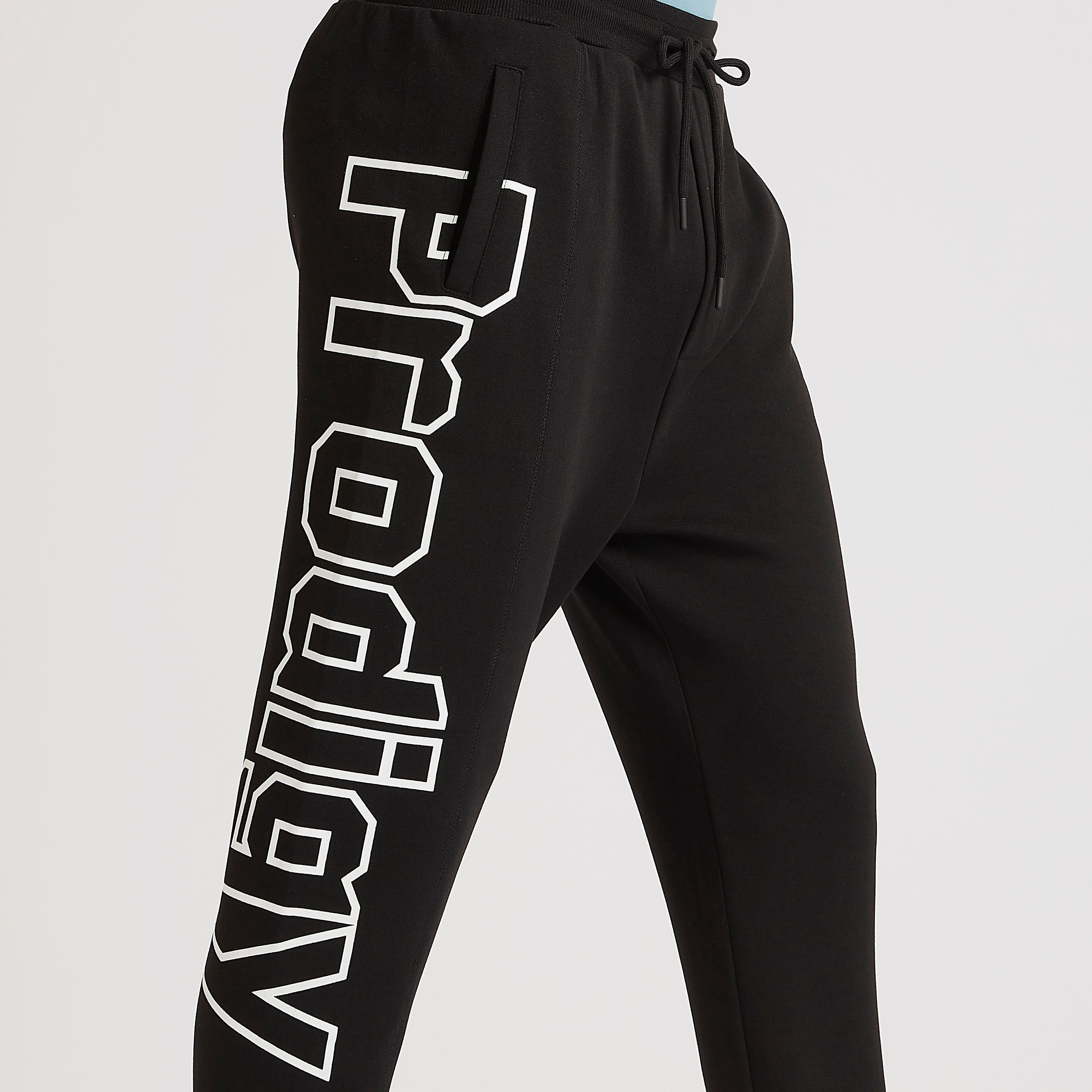 بنطلون رياضي برباط إغلاق وخصر متوسّط الارتفاع-men-clothing-bottoms-joggers-image-2