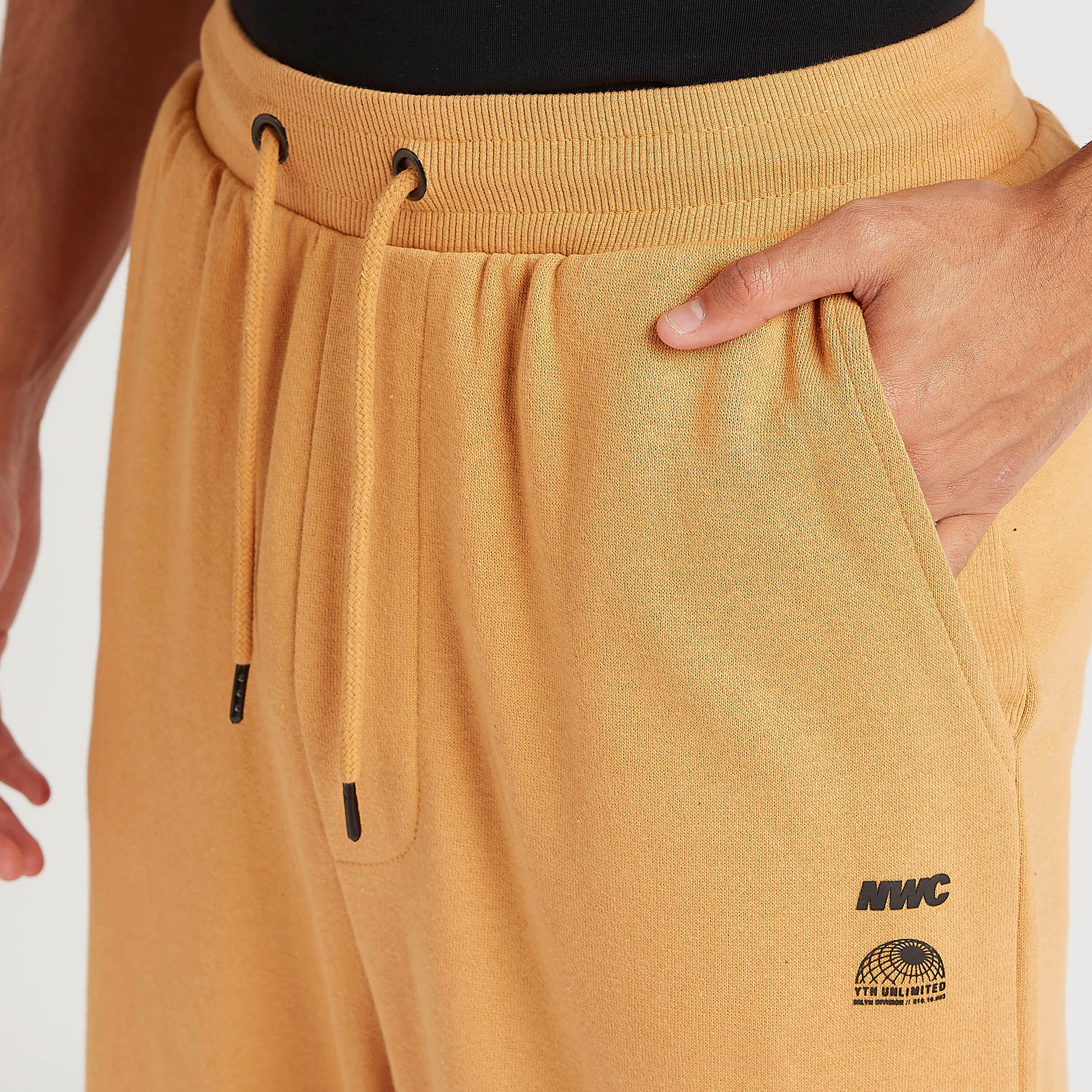 Solid Mid-Rise Joggers with Elasticated Waistband-men-clothing-bottoms-joggers-image-3