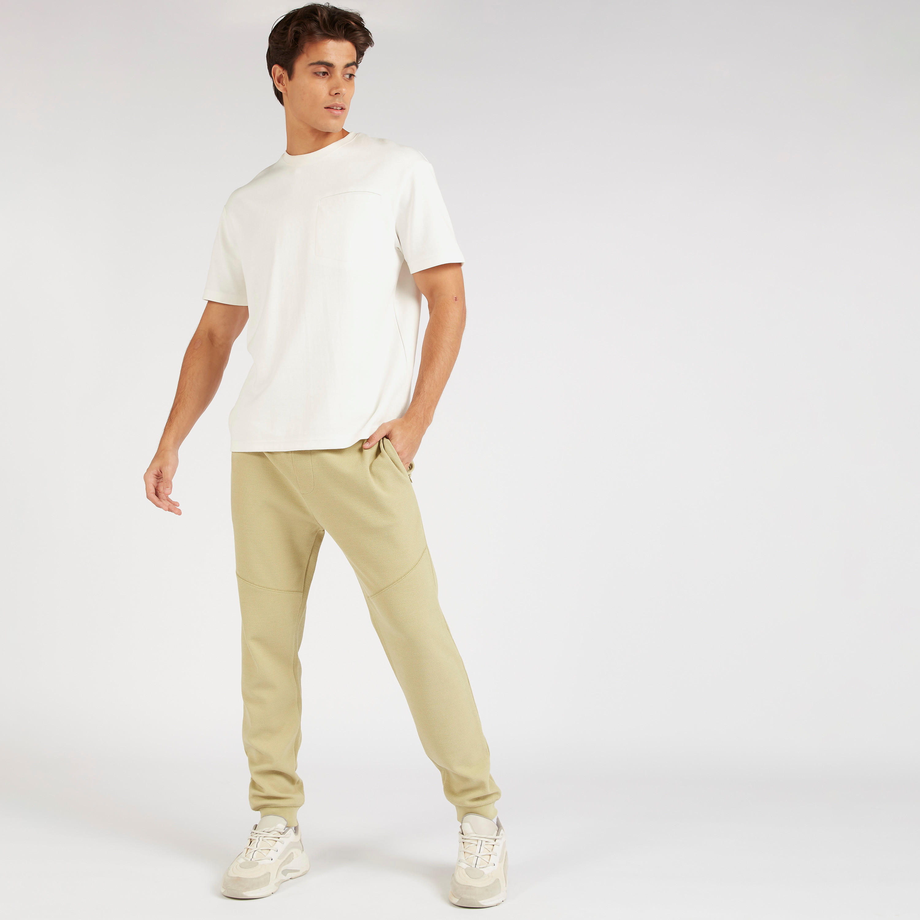 Textured Joggers with Pockets and Drawstring Closure-men-clothing-bottoms-joggers-image-2