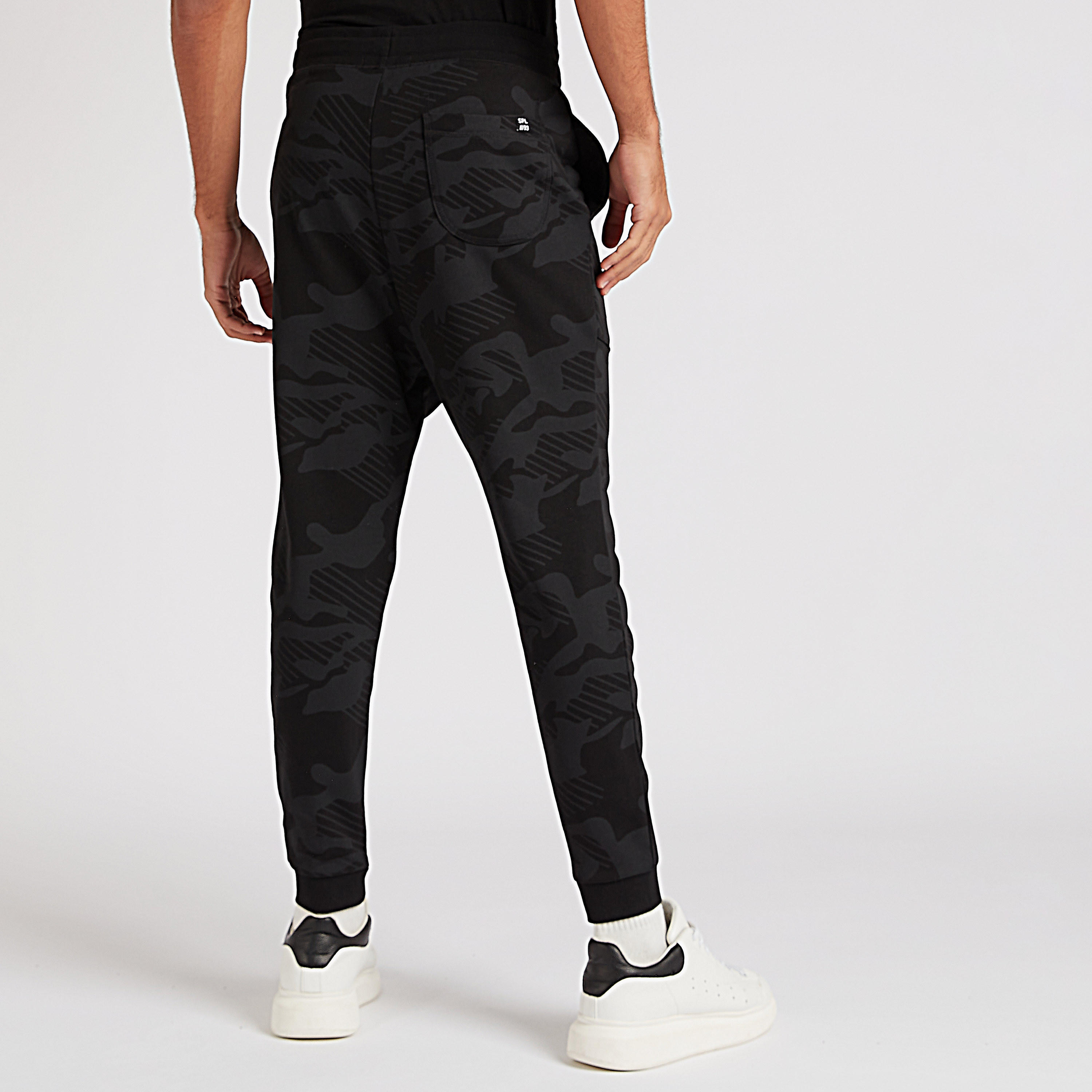 Camouflage Print Joggers with Drawstring Closure-men-clothing-bottoms-joggers-image-4