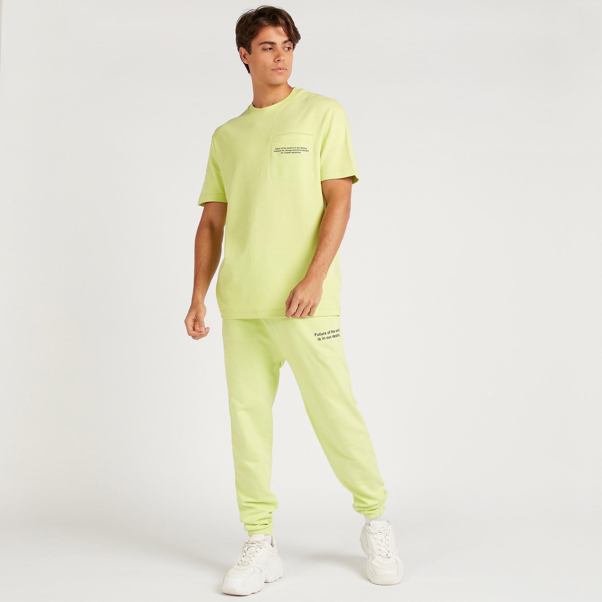 Slogan Print Mid-Rise Joggers with Drawstring Closure-men-clothing-bottoms-joggers-image-5