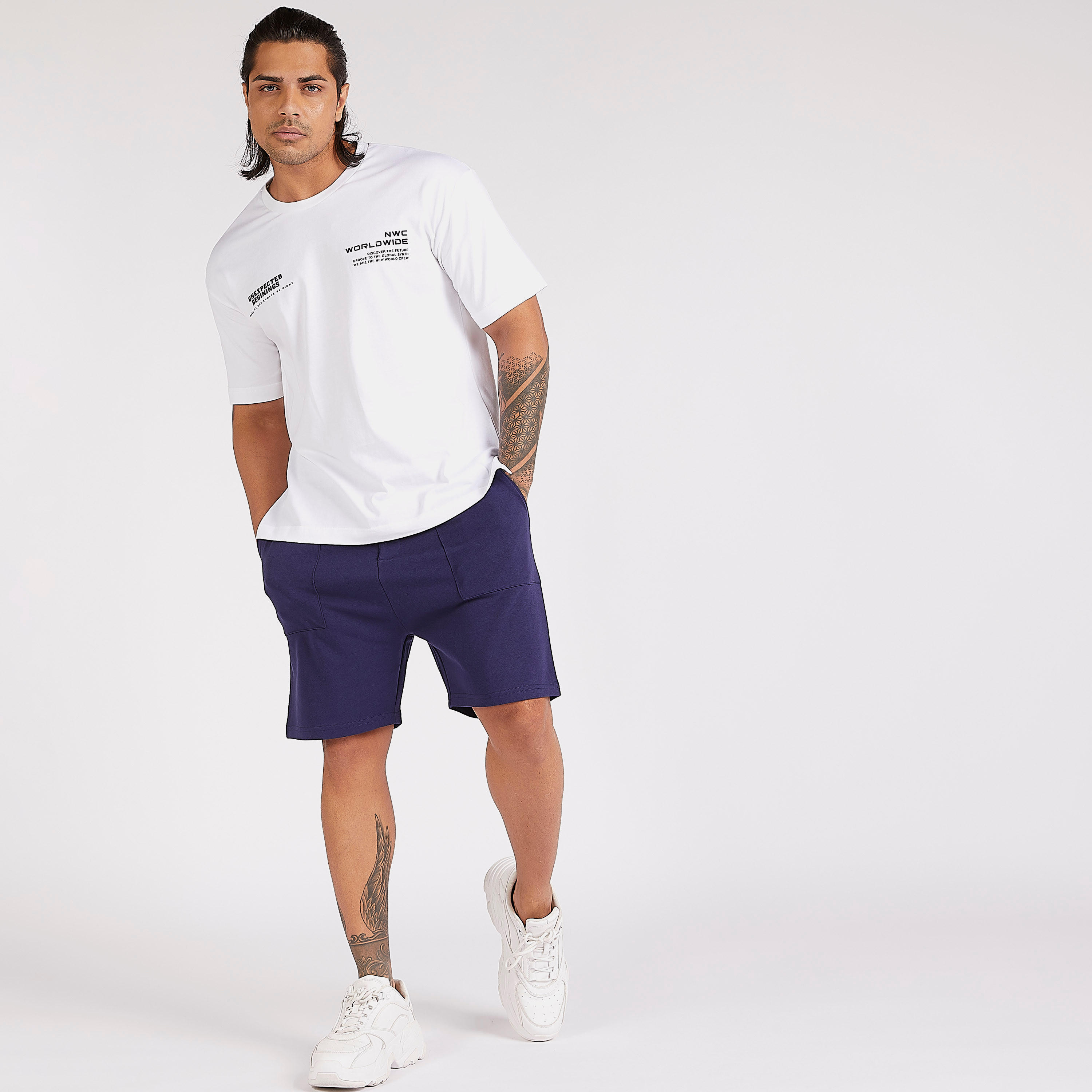 Printed T-shirt with Short Sleeves and Crew Neck-men-clothing-tshirtsandpolos-tshirts-image-2