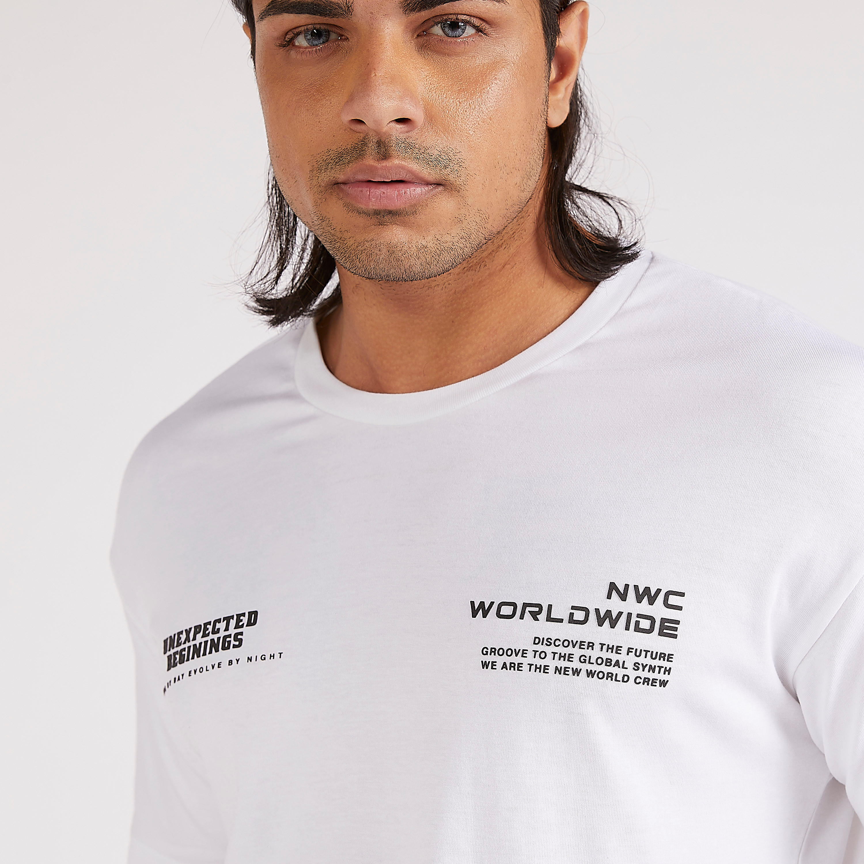 Printed T-shirt with Short Sleeves and Crew Neck-men-clothing-tshirtsandpolos-tshirts-image-3