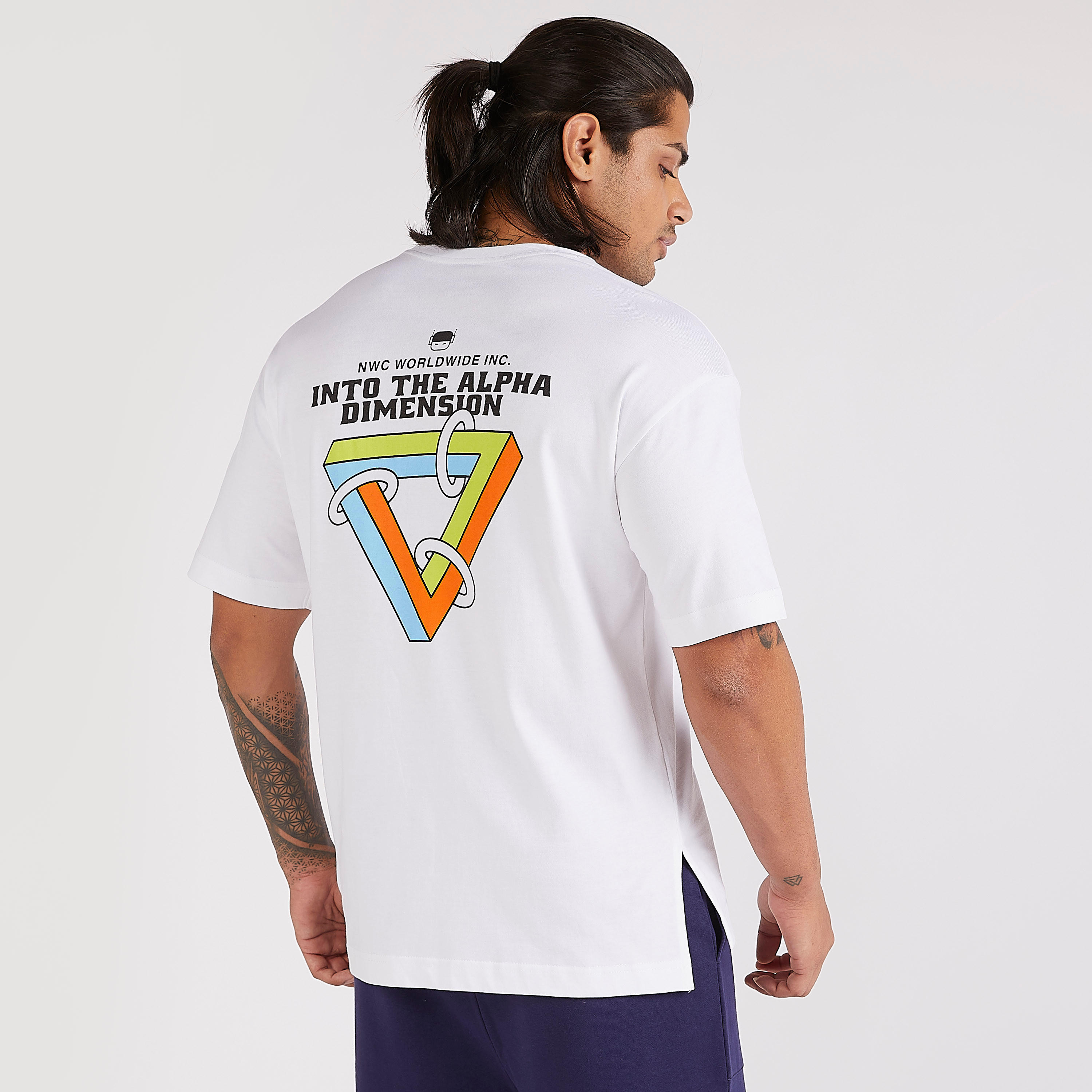 Printed T-shirt with Short Sleeves and Crew Neck-men-clothing-tshirtsandpolos-tshirts-image-4