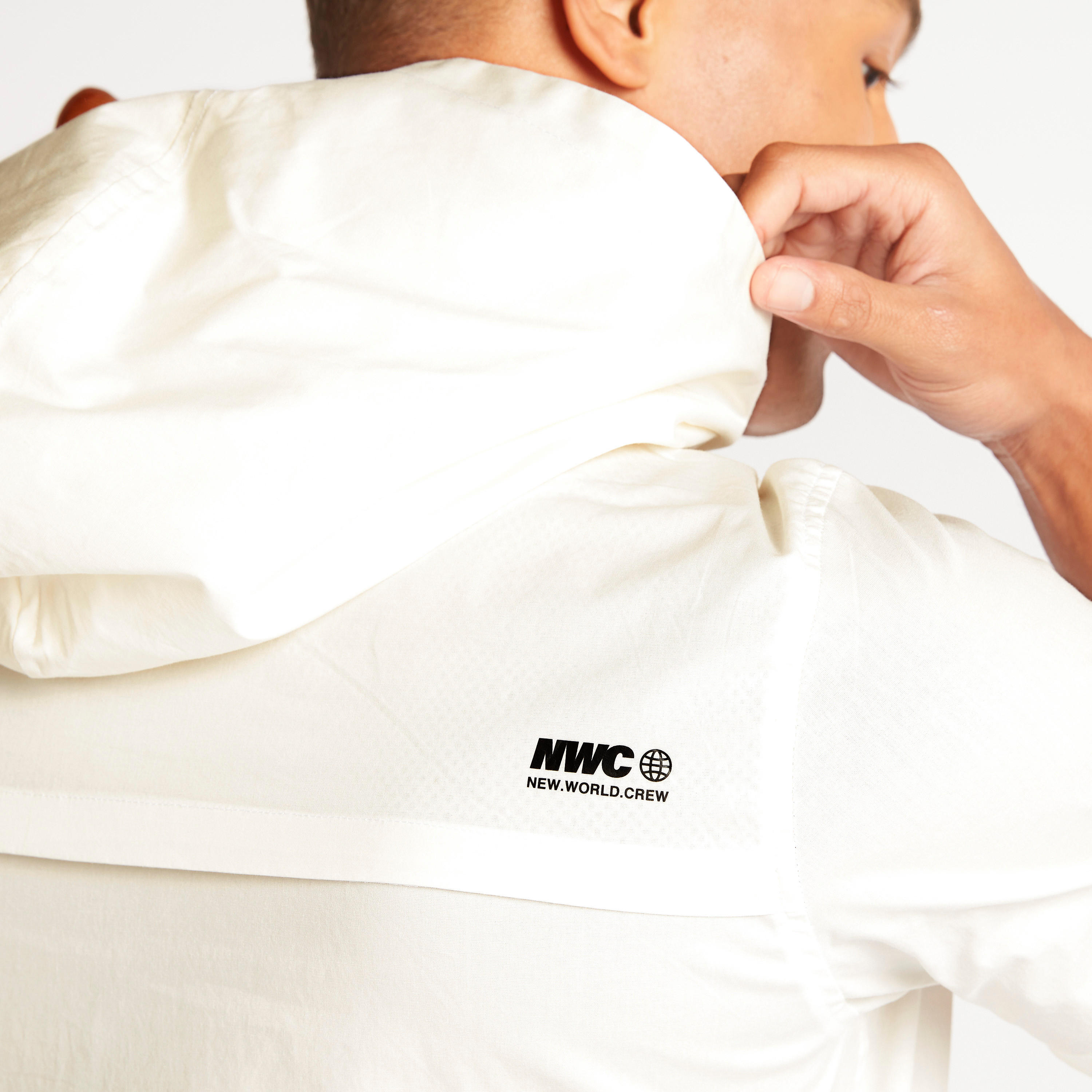 Solid Hooded Shirt with Short Sleeves and Kangaroo Pockets-men-clothing-shirts-image-5