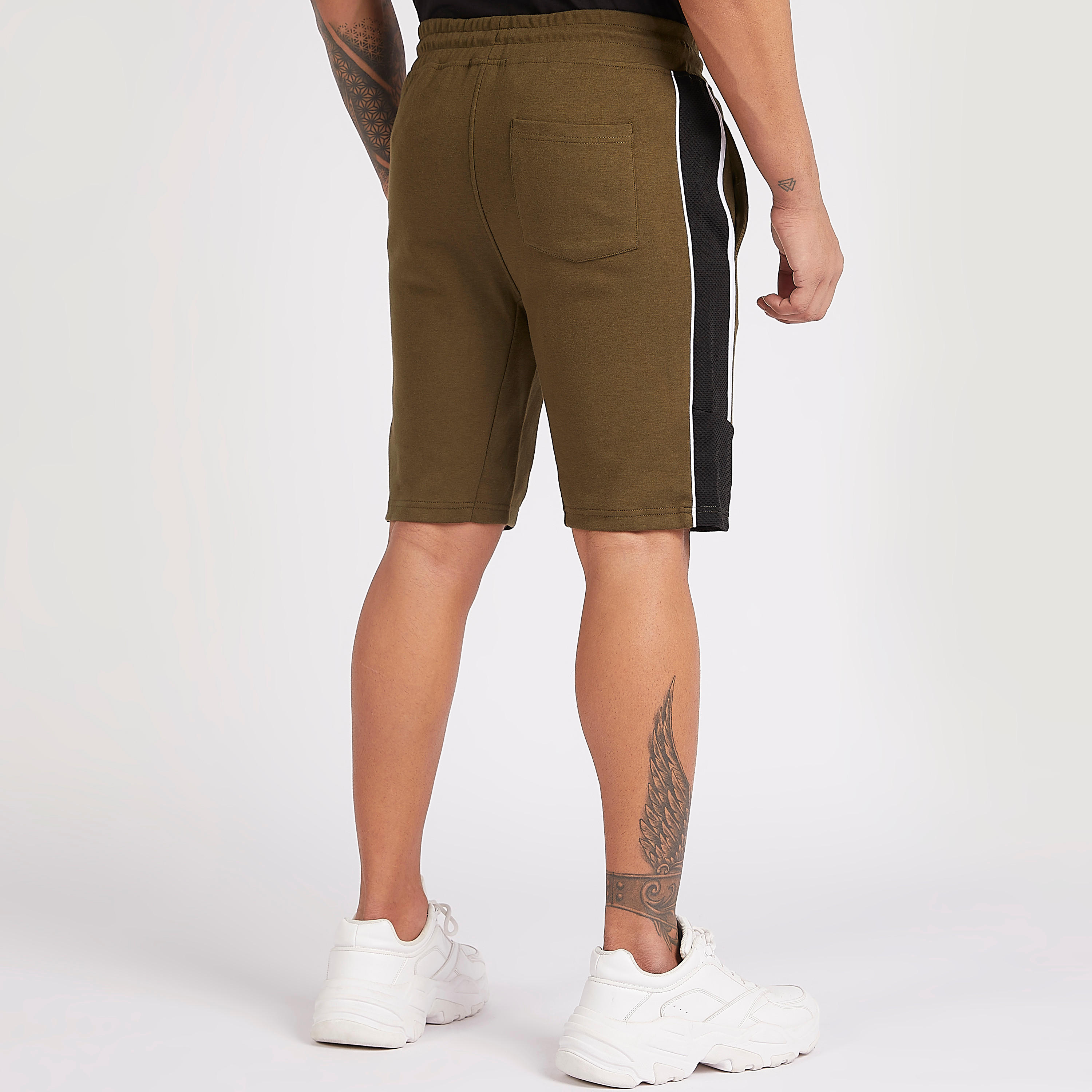 شورت قوالب ملوّنة بشرائط شبكيّة-men-clothing-bottoms-shorts-image-4