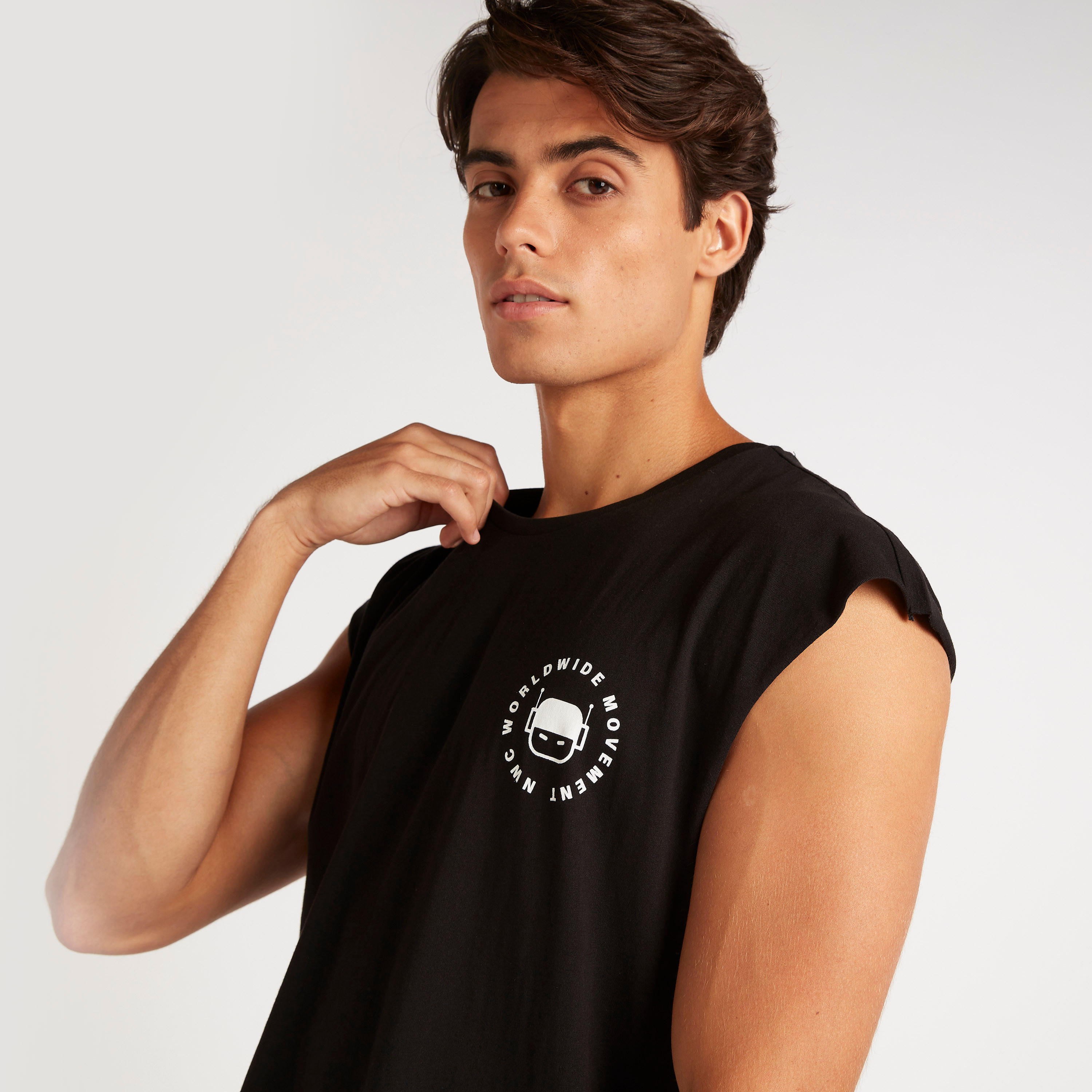 Printed Crew Neck Oversized Vest-men-clothing-tshirtsandpolos-vests-image-3